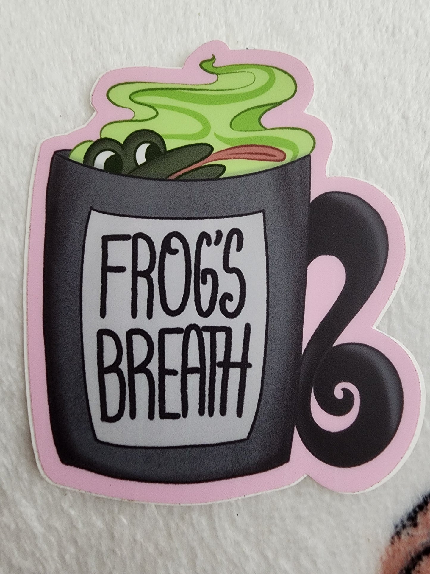 Disney Nightmare Before Christmas Frog's Breath Sticker