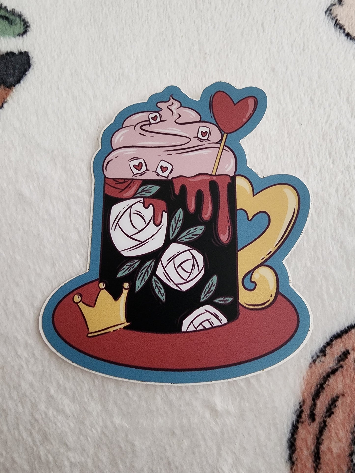 Disney Queen of Hearts Mug Sticker