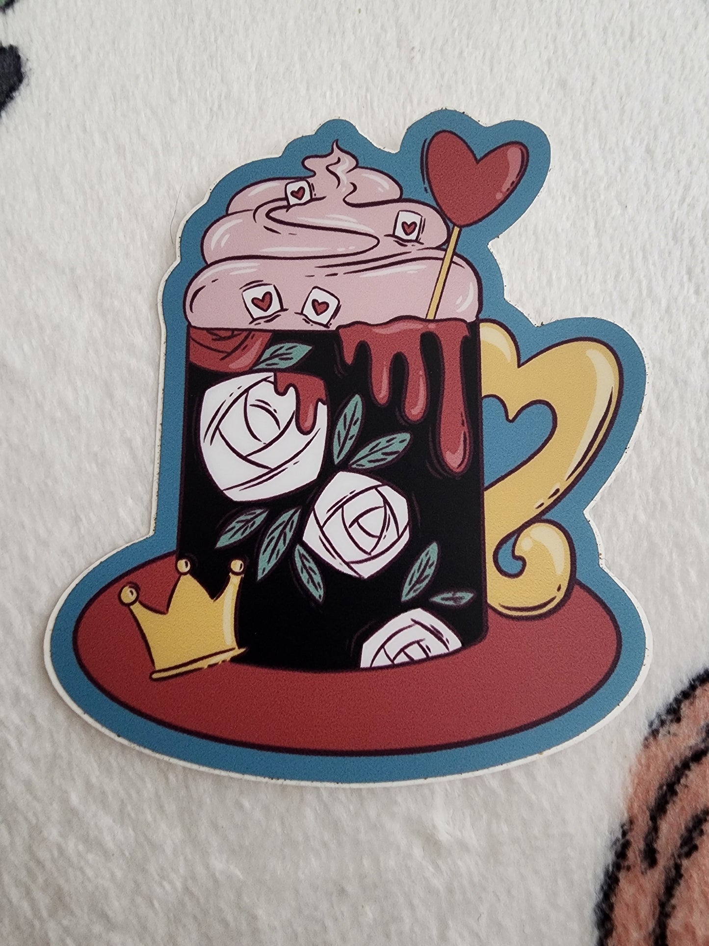 Disney Queen of Hearts Mug Sticker