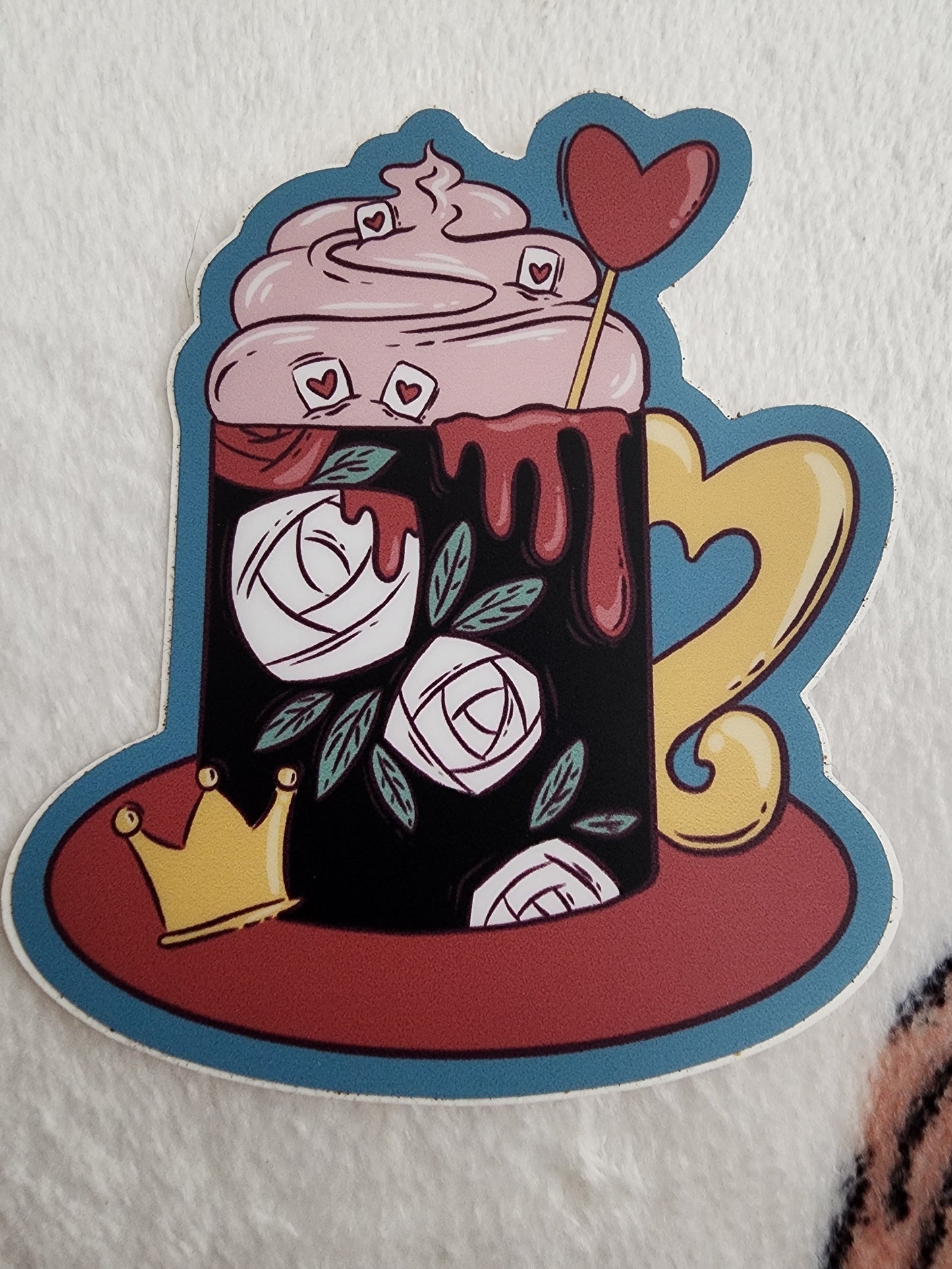 Disney Queen of Hearts Mug Sticker