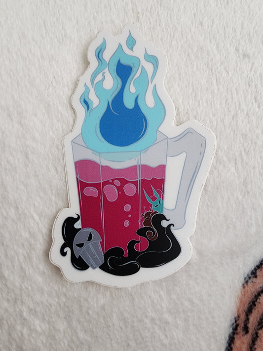 Disney Hades Drink Sticker