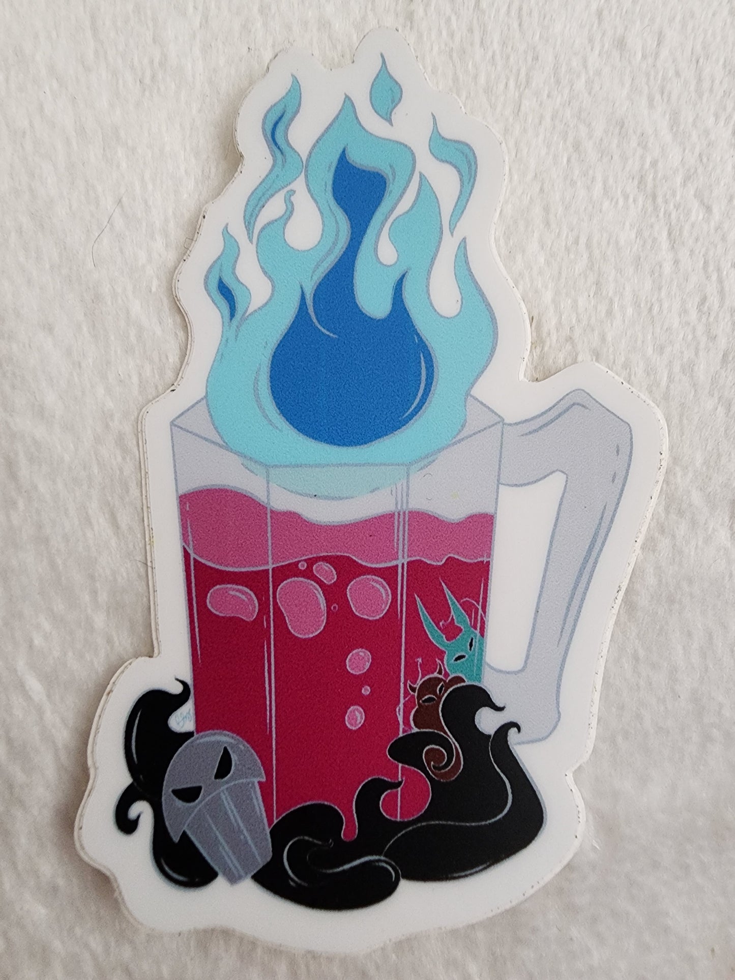 Disney Hades Drink Sticker