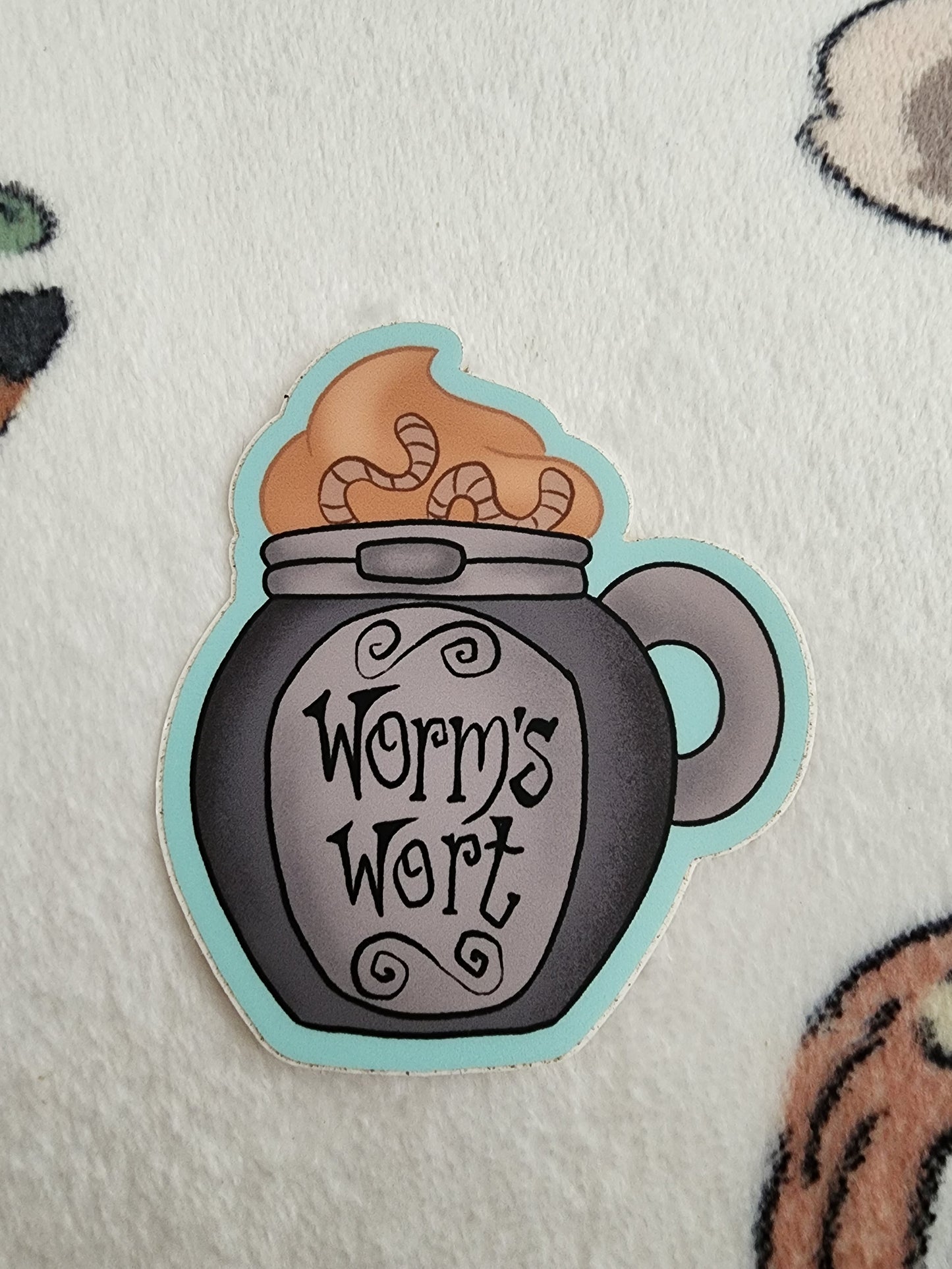 Disney Nightmare Before Christmas Worm's Wart Sticker