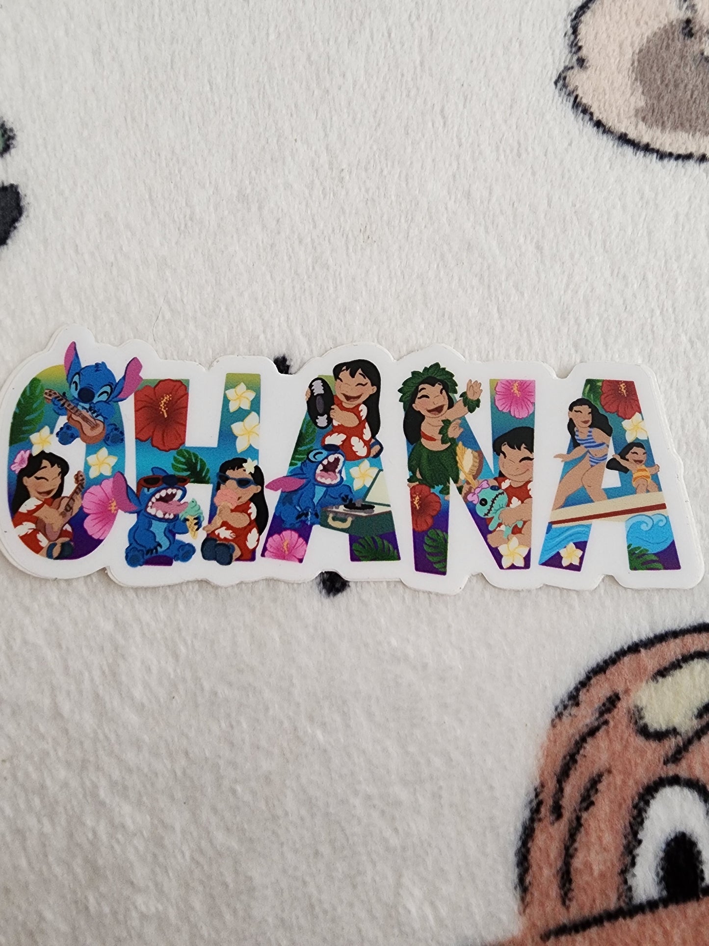 Disney Lilo and Stitch Ohana Sticker