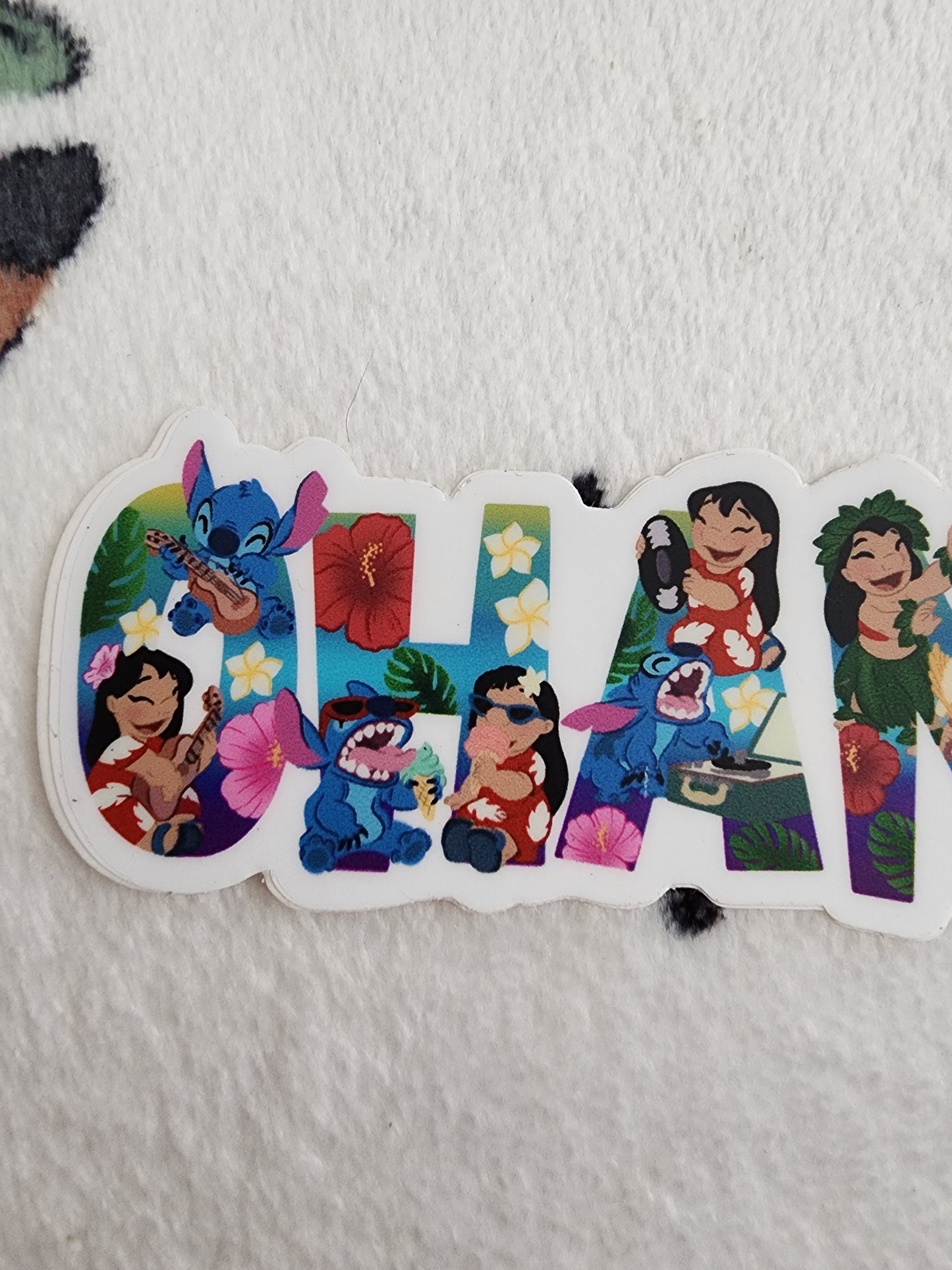 Disney Lilo and Stitch Ohana Sticker