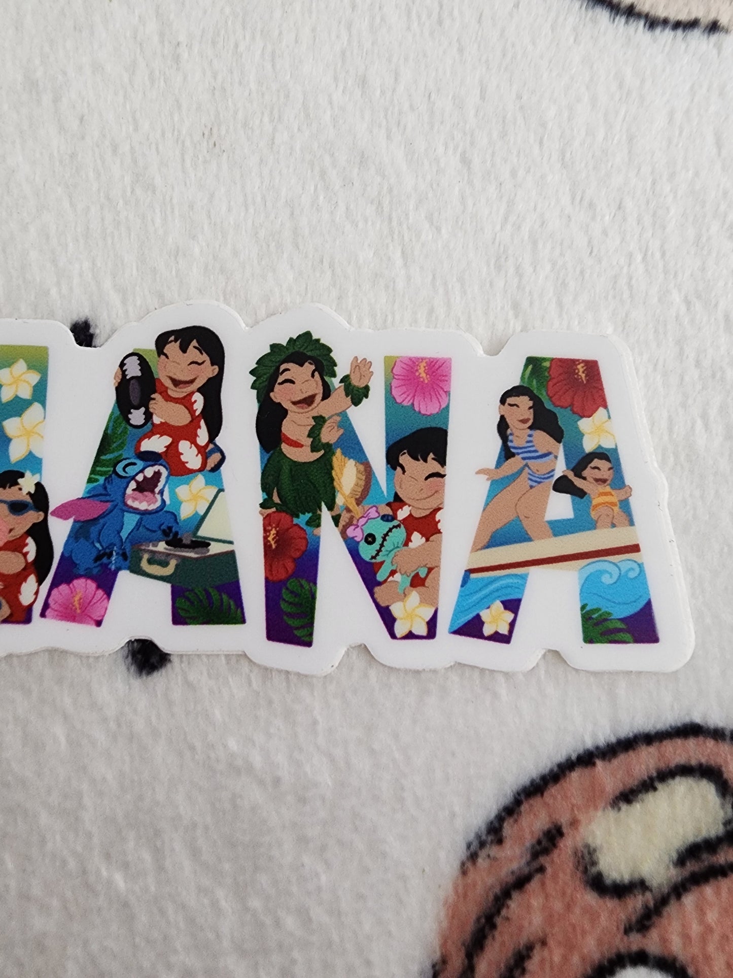 Disney Lilo and Stitch Ohana Sticker