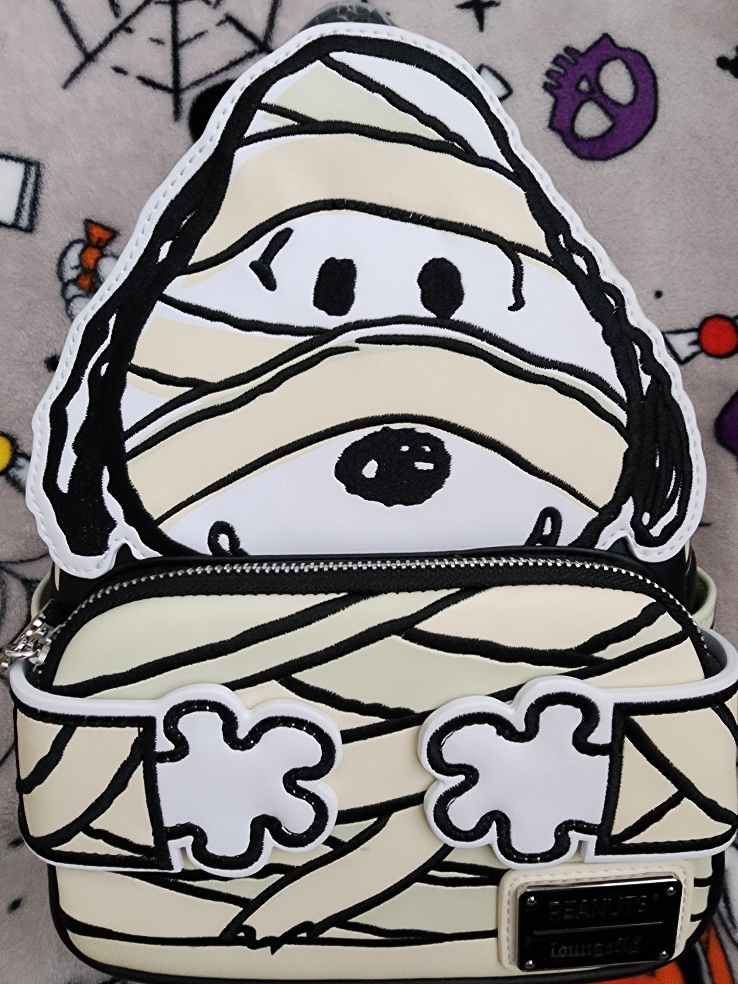 Loungefly Peanuts Snoopy as a Mummy Halloween Backpack