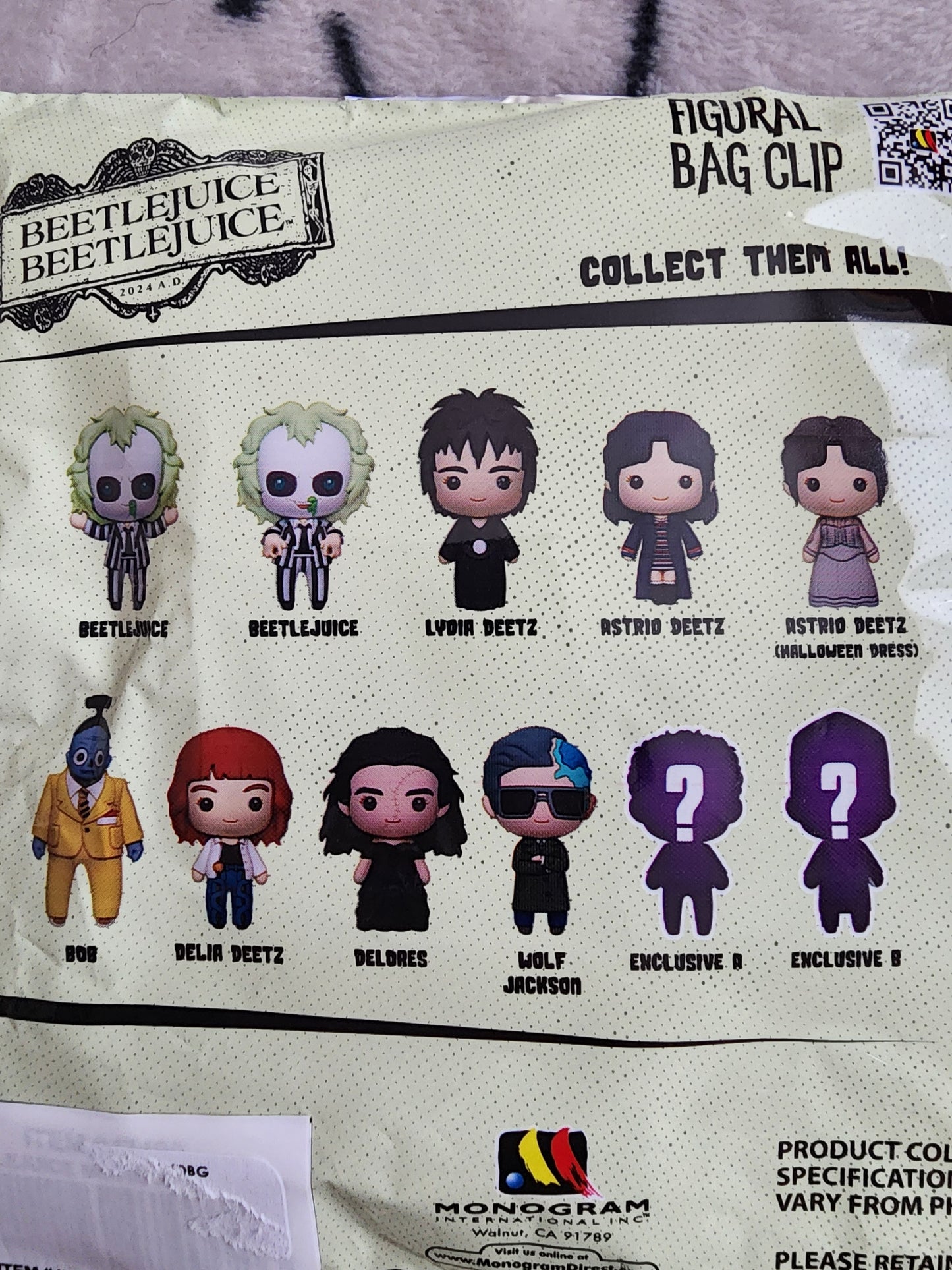 Beetlejuice Beetlejuice Movie Exclusive Mystery Bag Clips