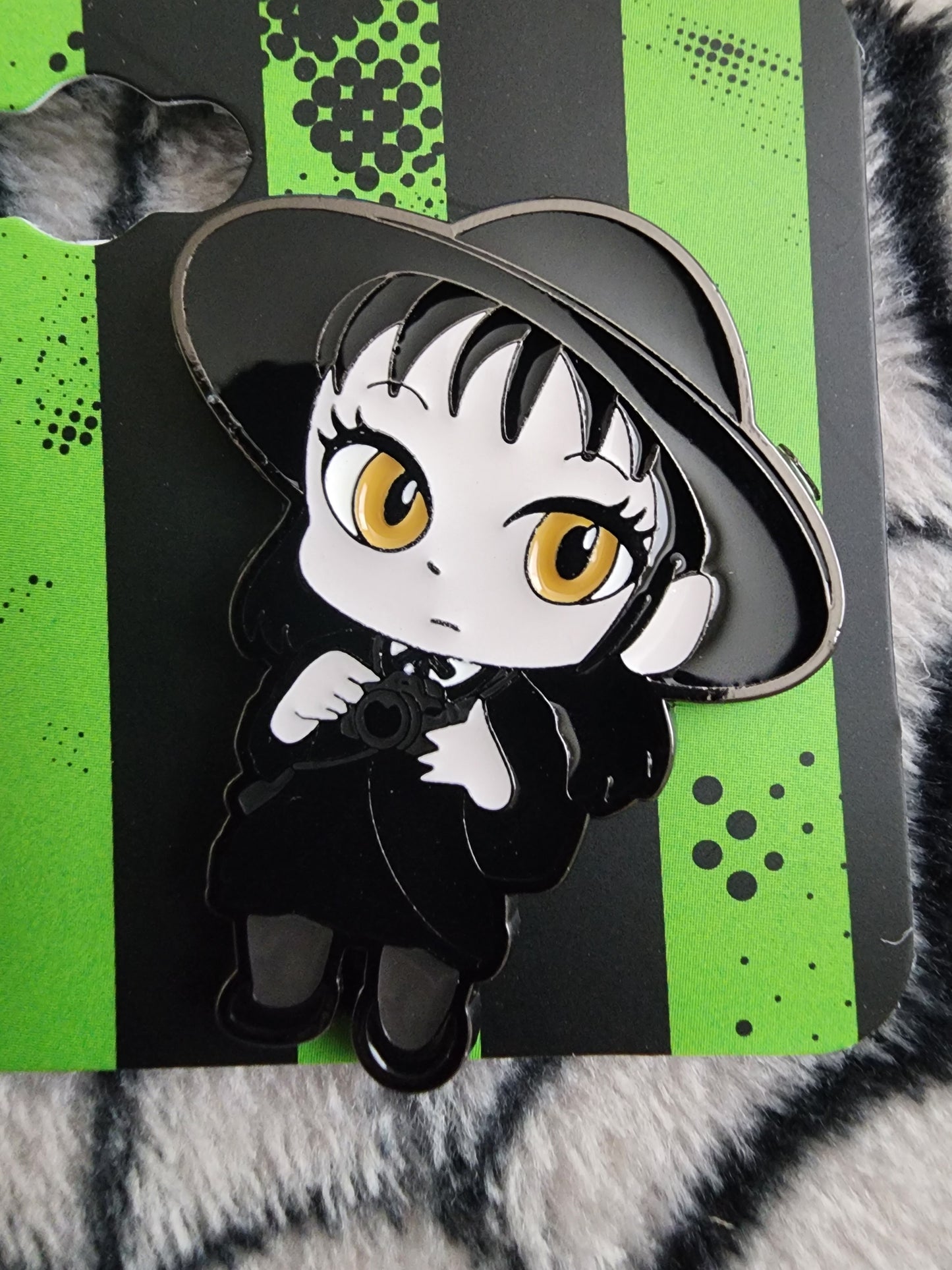 Beetlejuice and Lydia Chibi Pin Set