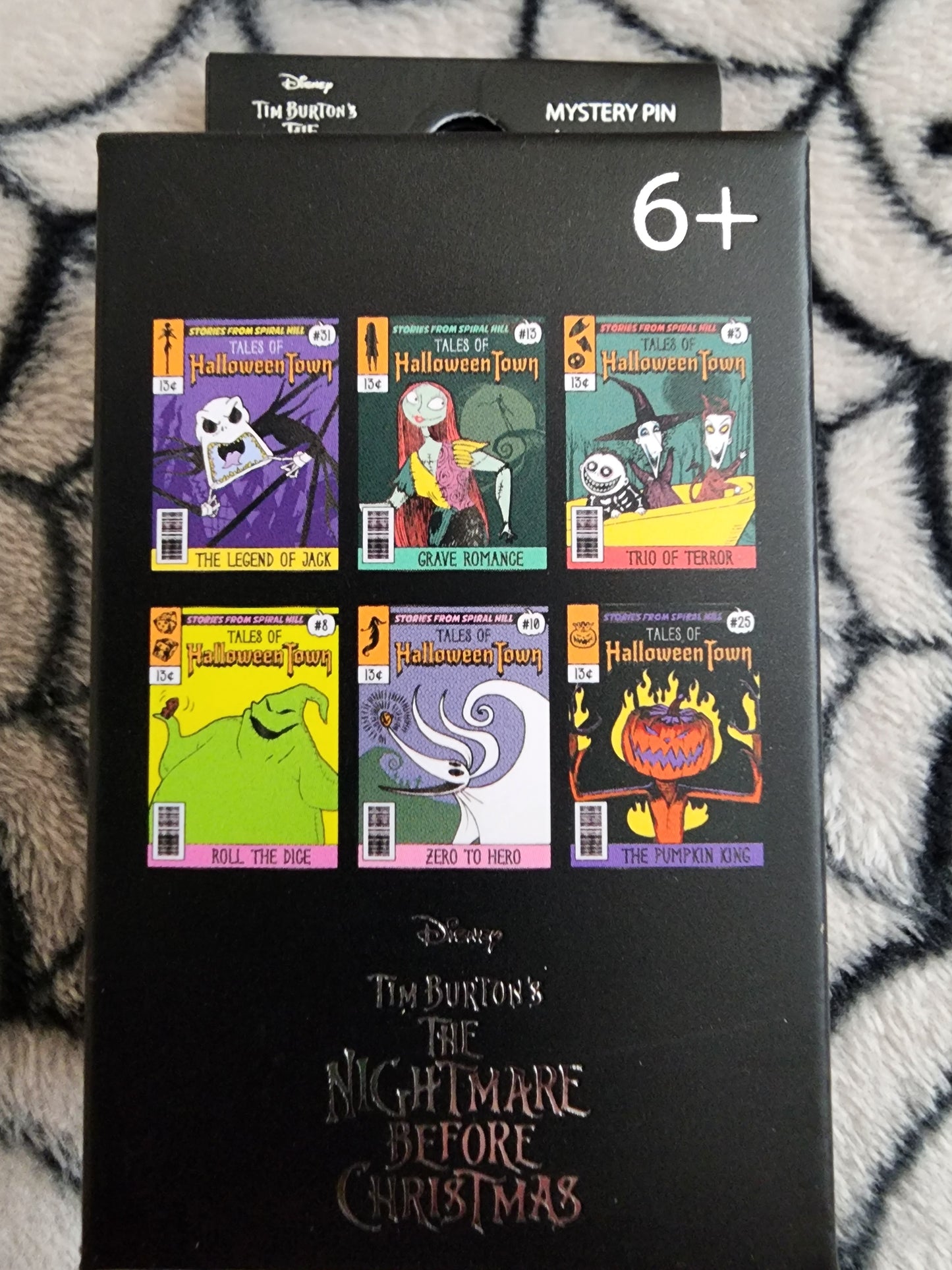 Loungefly Disney Nightmare Before Christmas Comic Book Mystery Pins