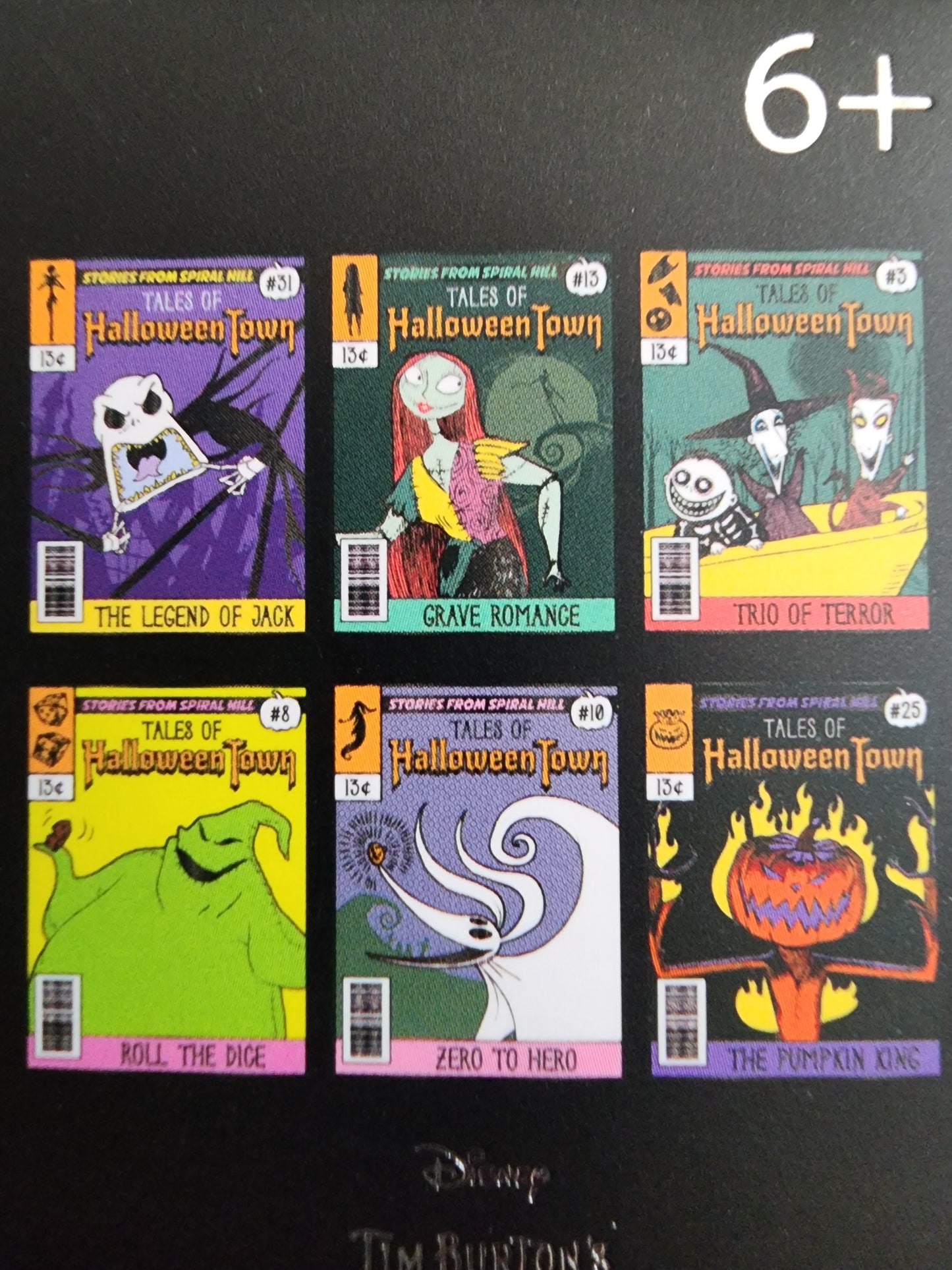 Loungefly Disney Nightmare Before Christmas Comic Book Mystery Pins