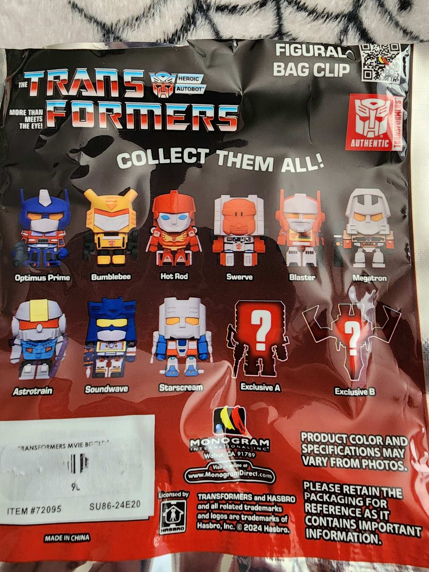 Transformers 40 Years Exclusive Mystery Bag Clips