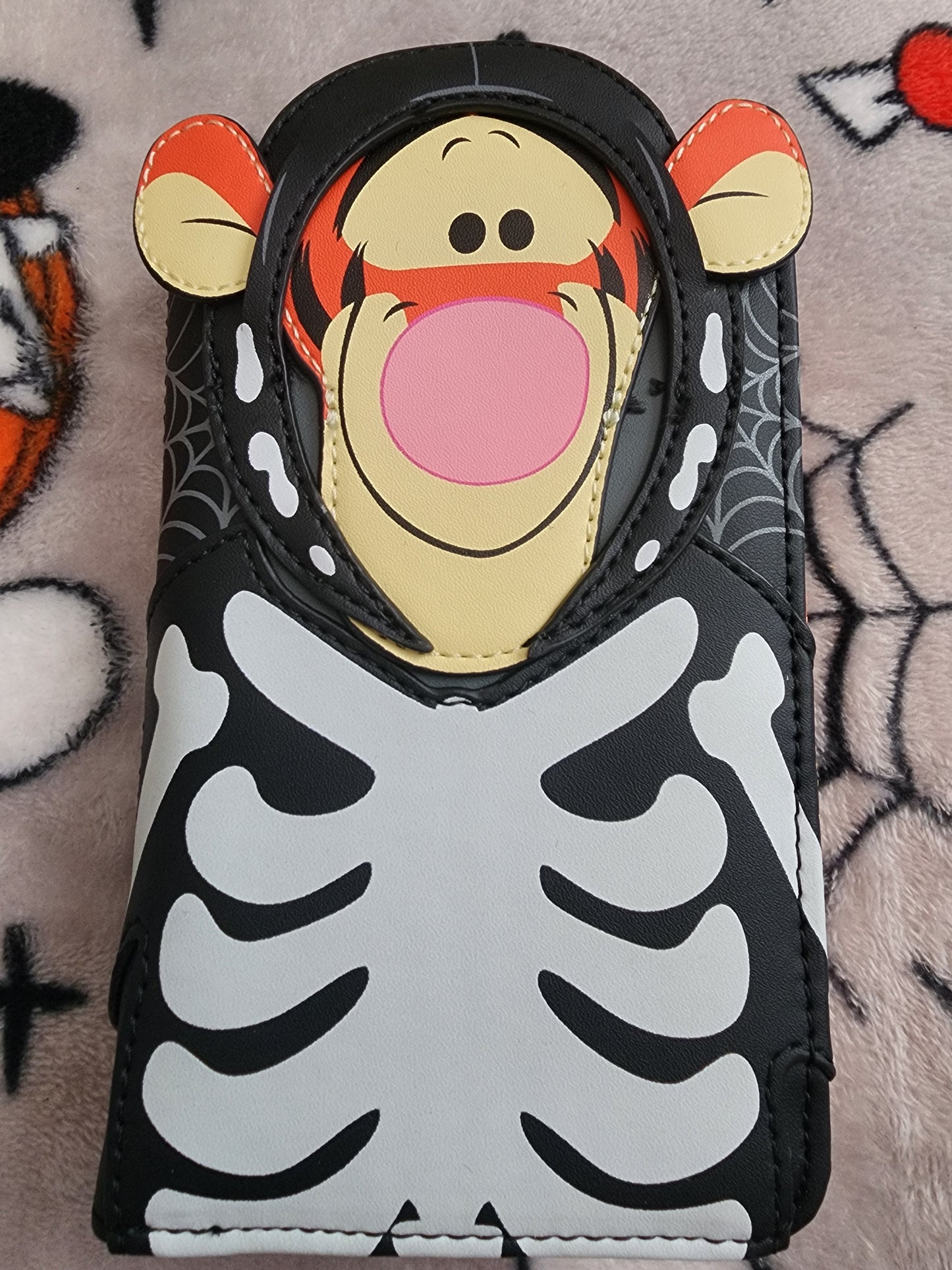 Loungefly Disney Winnie the Pooh and Friends Tigger as a Skelton Wallet