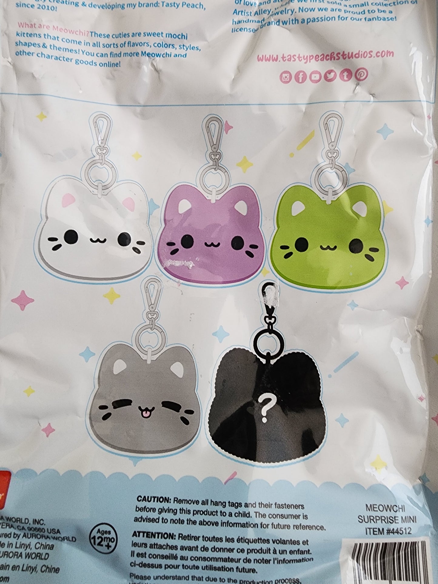 Meowchi Plush Series 3 Mystery Bag Clips