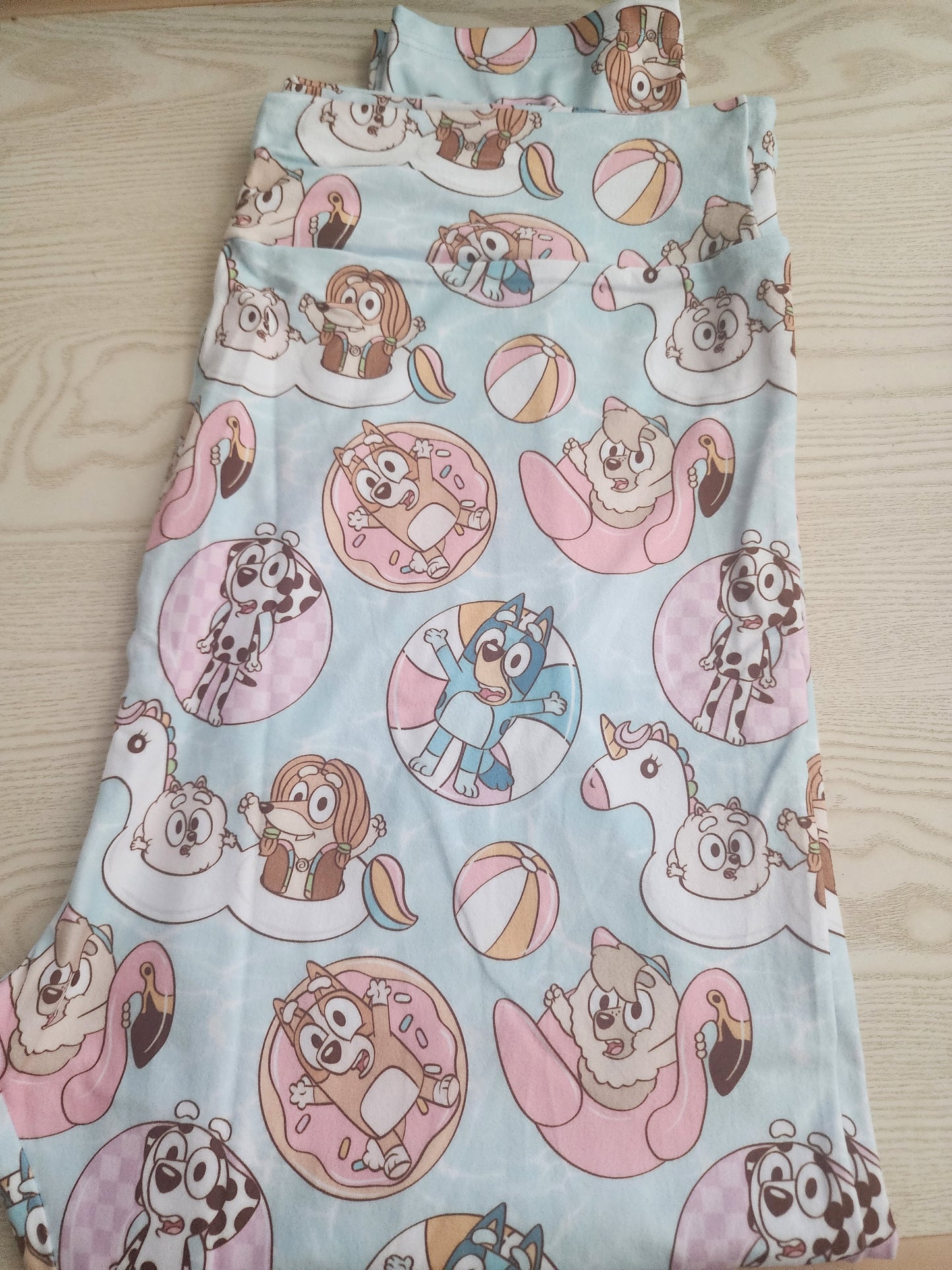 CP Bluey, Bingo, and Friends Pool Time Fun Leggings