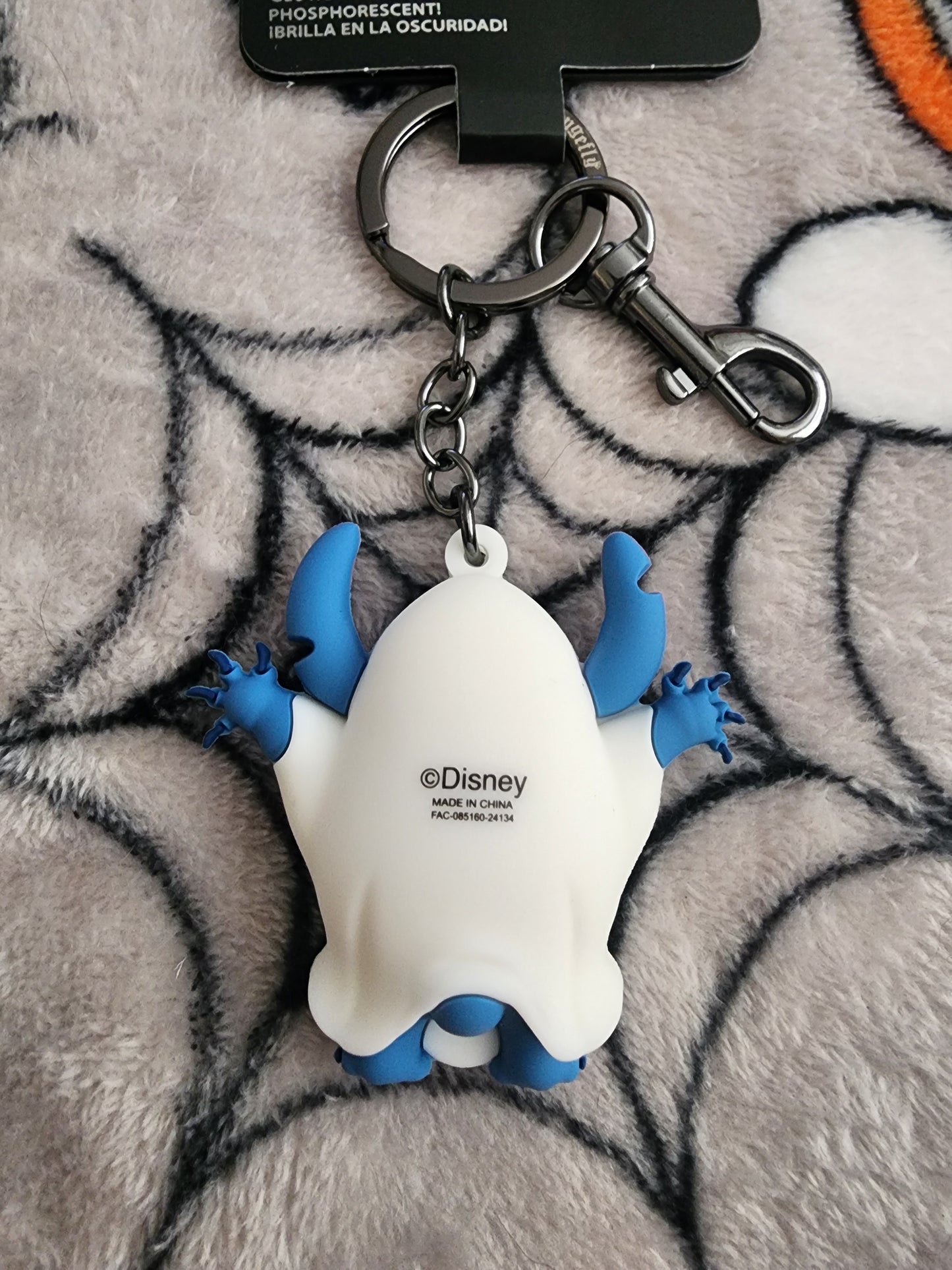 Loungefly Disney Stitch as a Ghost Halloween Keychain