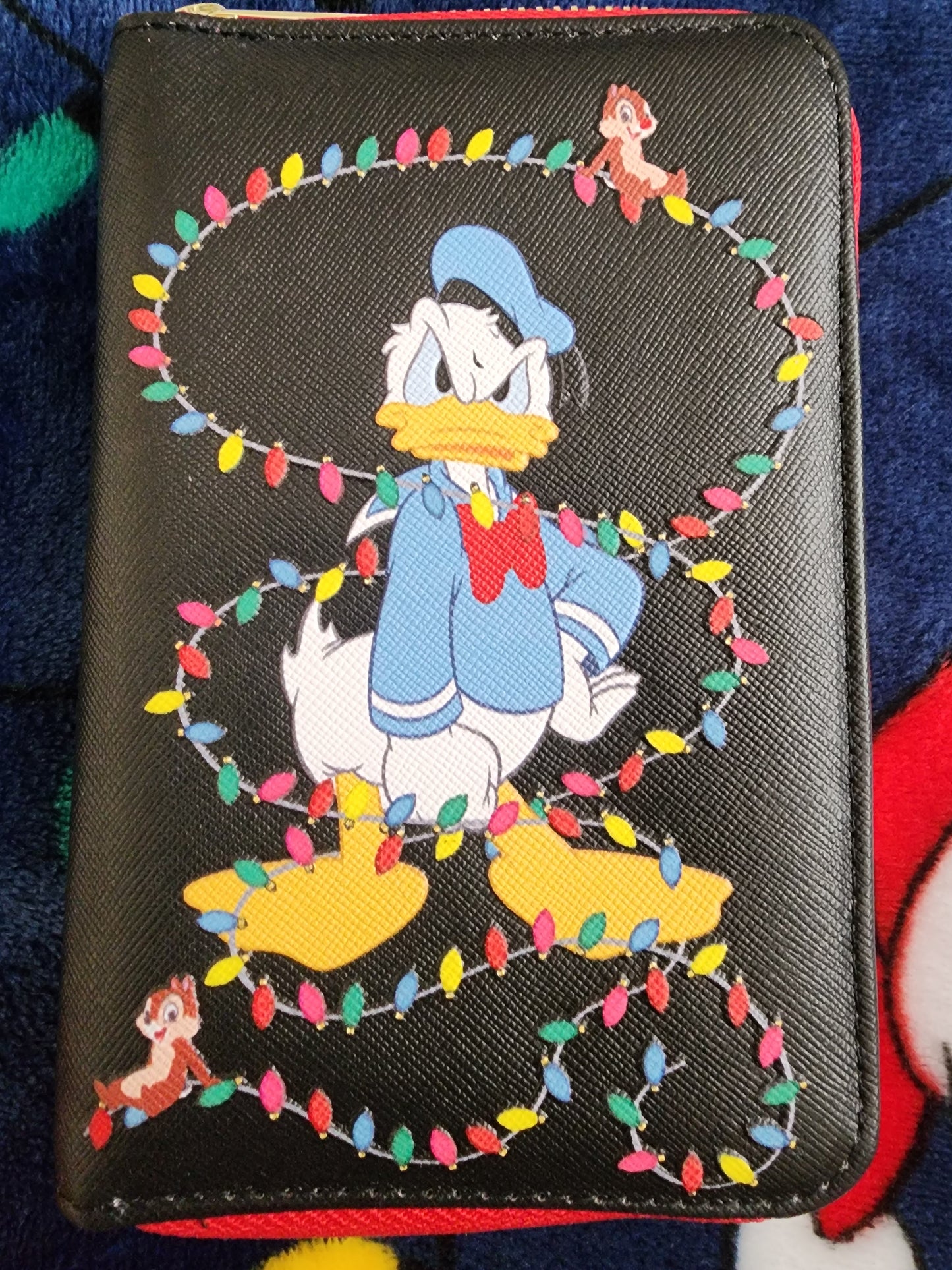 Loungefly Disney Mickey Mouse and Friends Holiday Lights Wallet