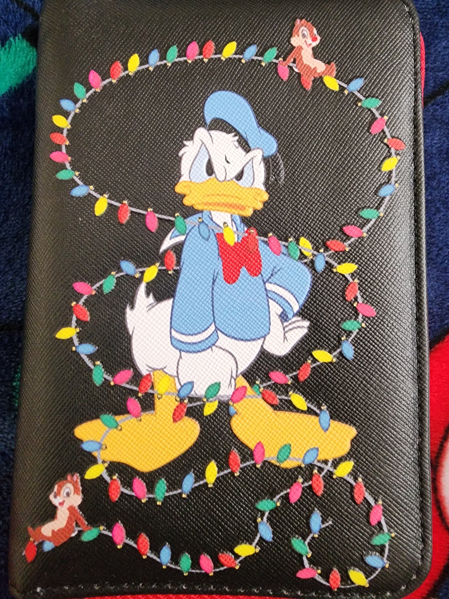 Loungefly Disney Mickey Mouse and Friends Holiday Lights Wallet