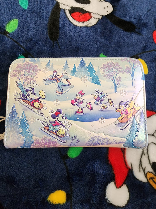 Loungefly Disney Mickey and Friends Winter Wonderland Wallet