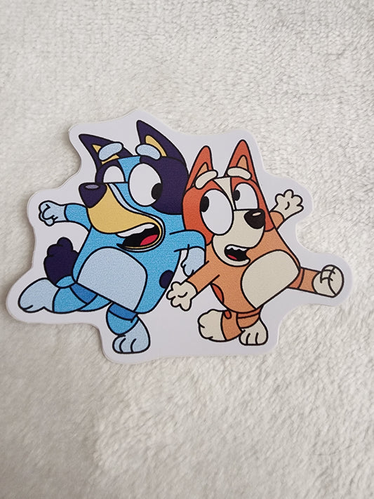 Bluey and Bingo Sticker