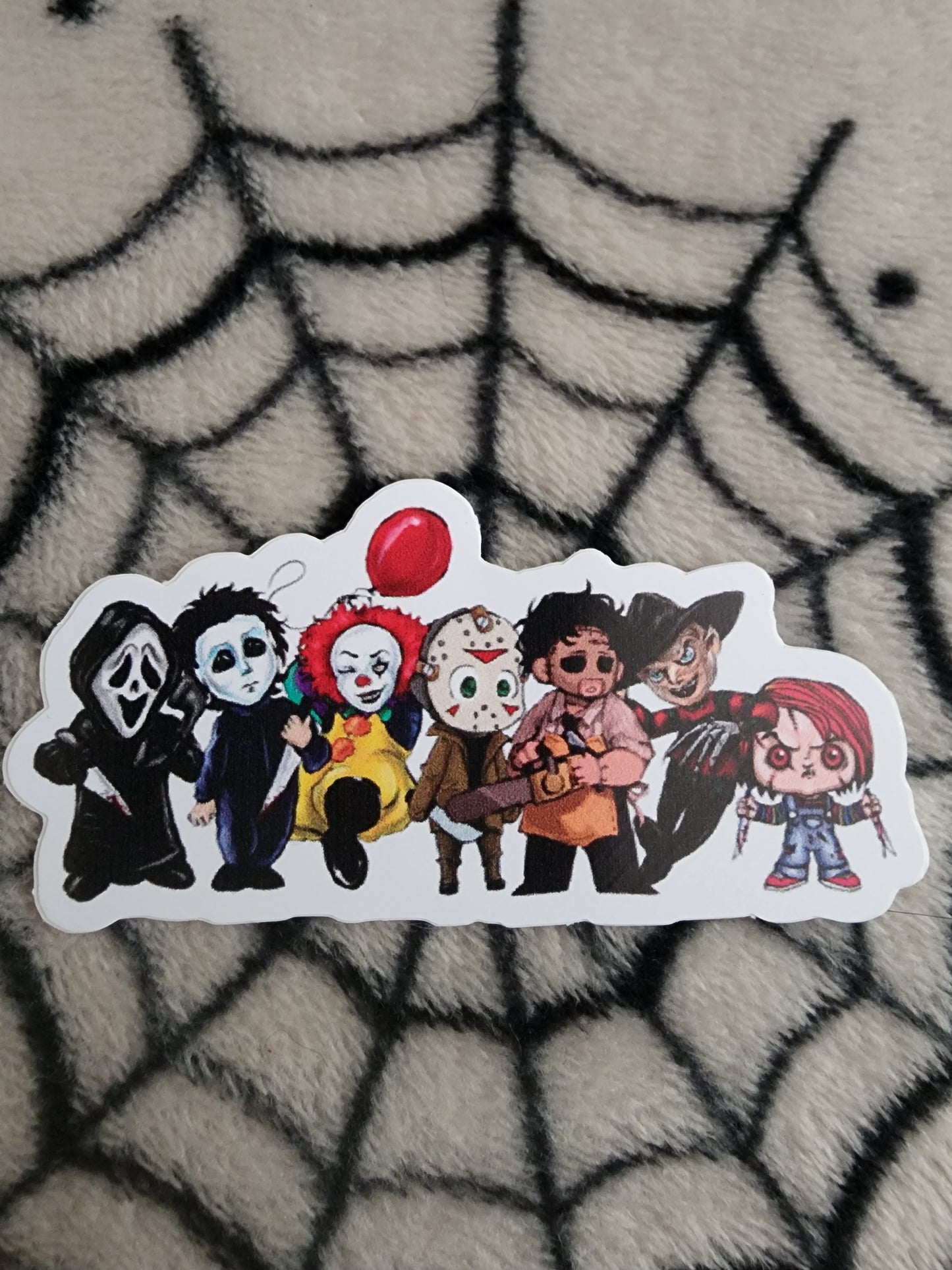 Horror Movies Icon Character Sticker