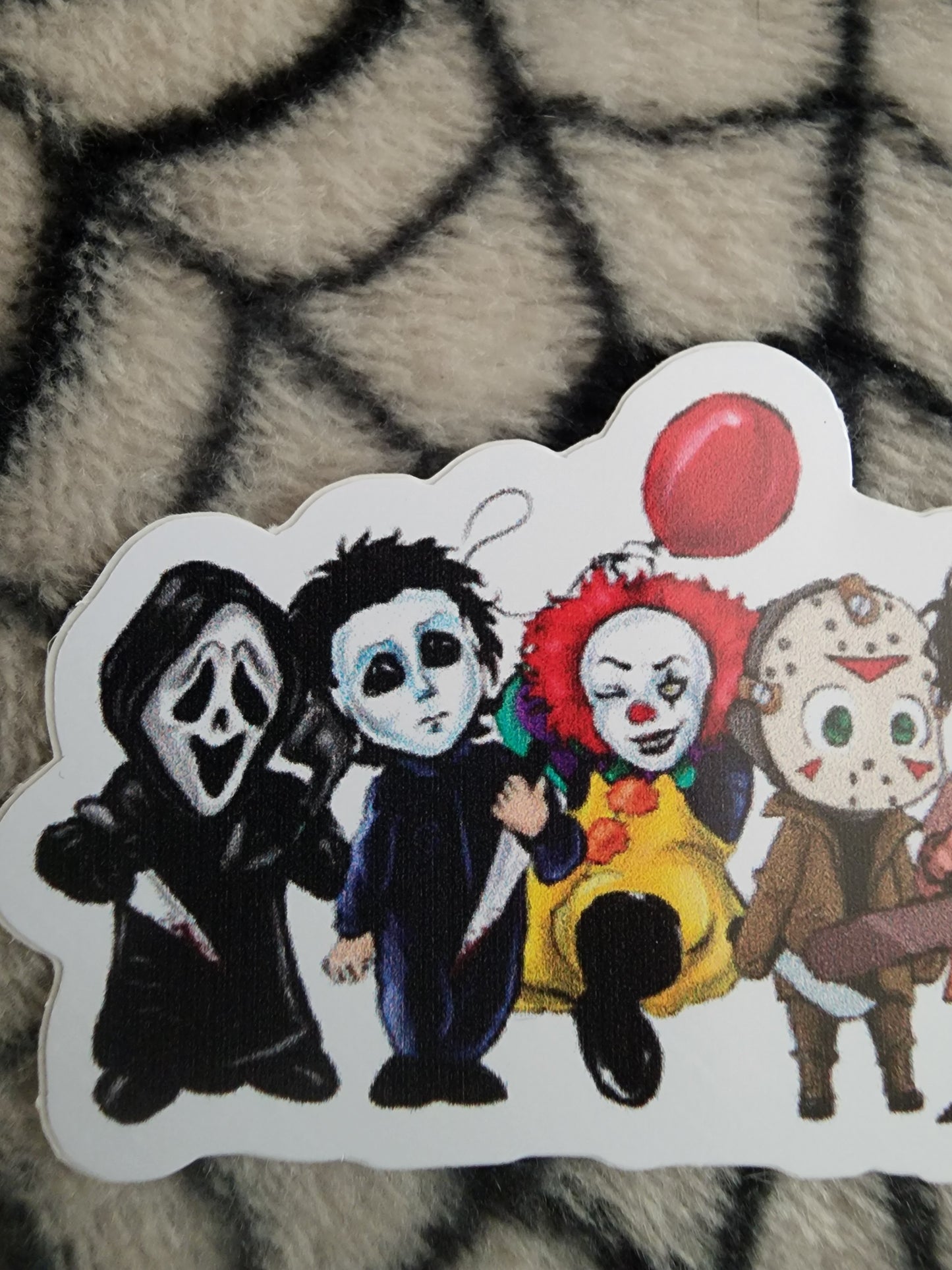 Horror Movies Icon Character Sticker