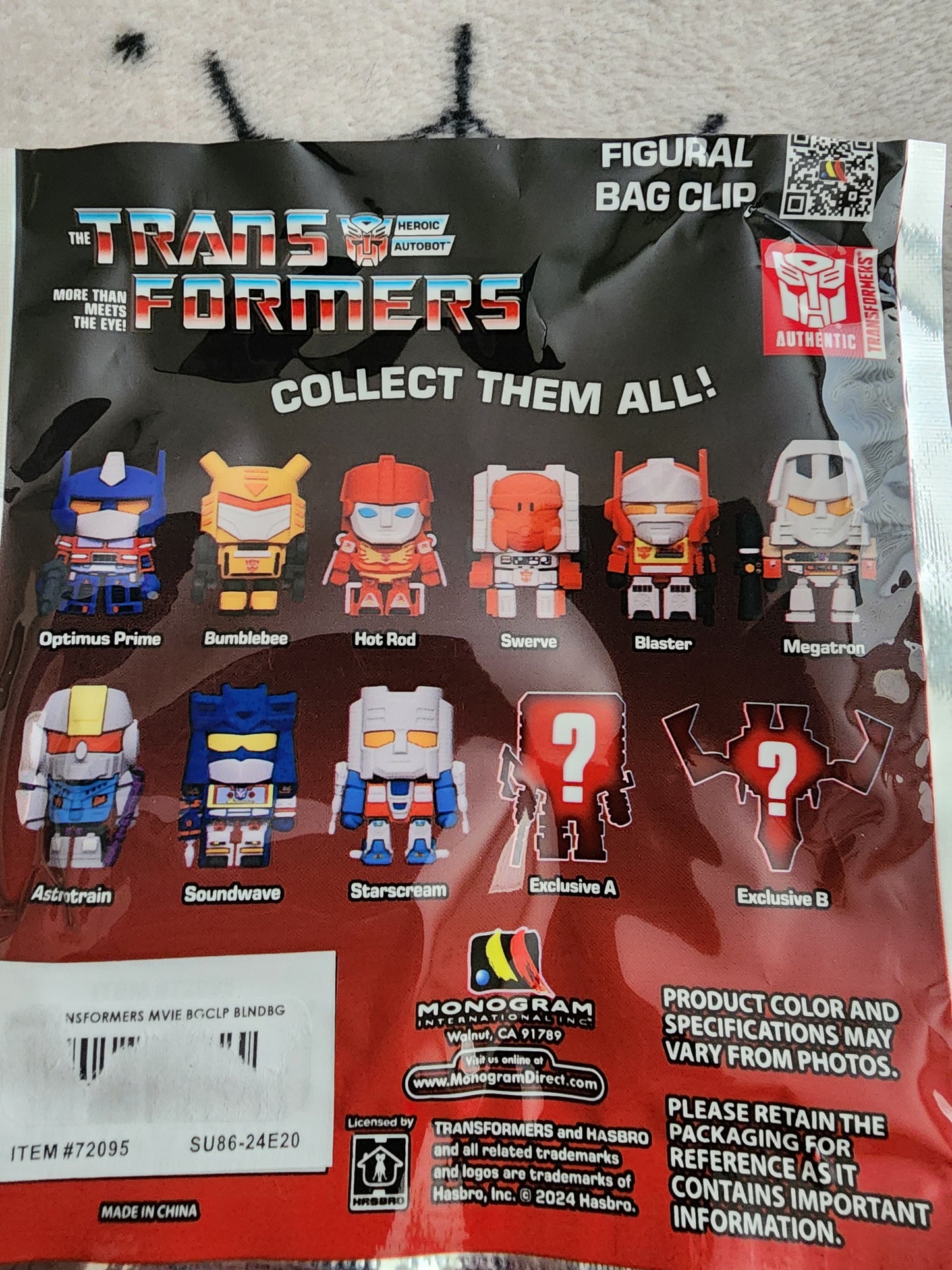 Transformers 40 Year Anniversary Mystery Bag Clips