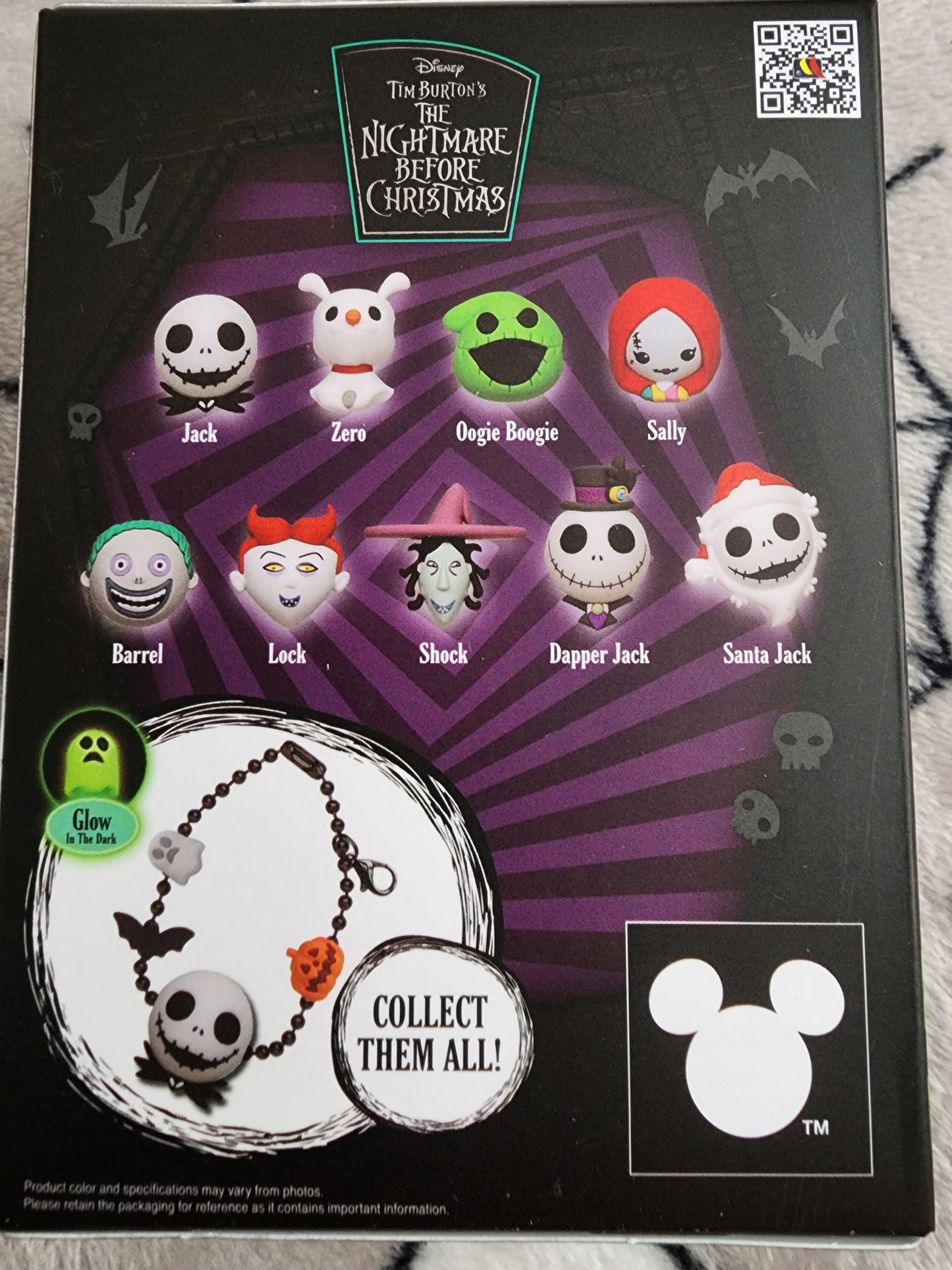 Disney Nightmare Before Christmas Mystery Charm Bag Clips/Bracelets