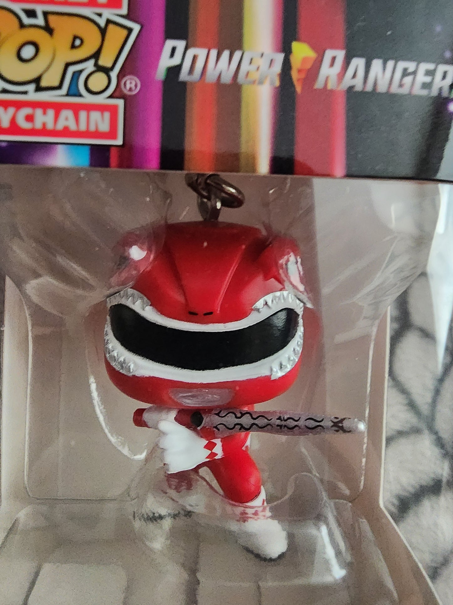 Funko Pop Power Rangers 30th Anniversary Keychain