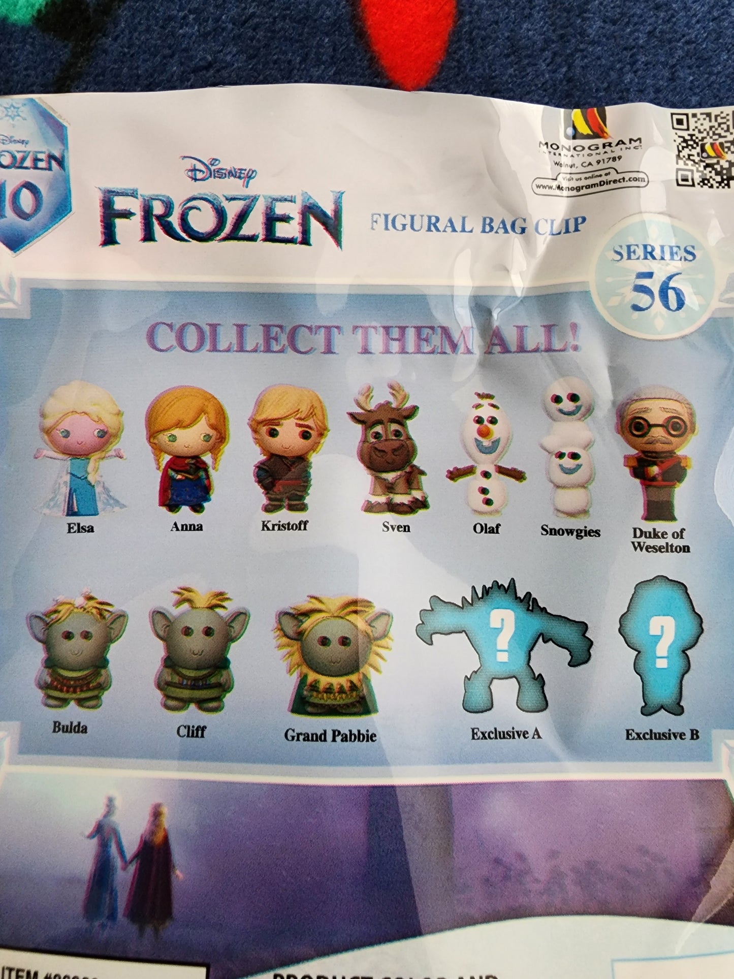 Disney Frozen 10th Anniversary Mystery Bag Clips