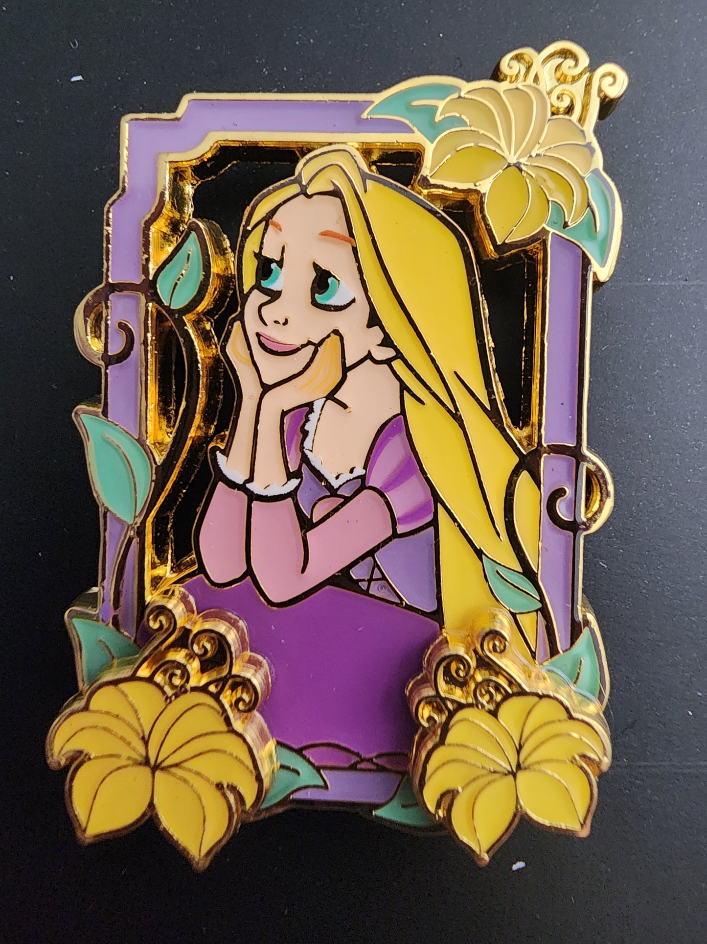 Loungefly Disney Rapunzel Flower Frame Pin