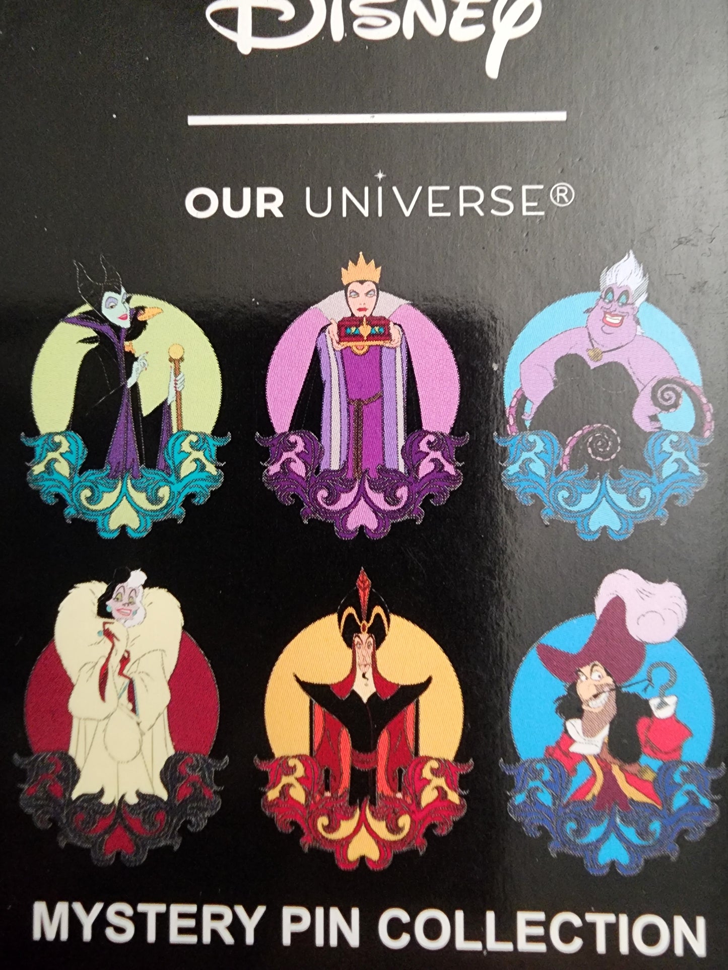 Our Universe Disney Villains Mystery Pins