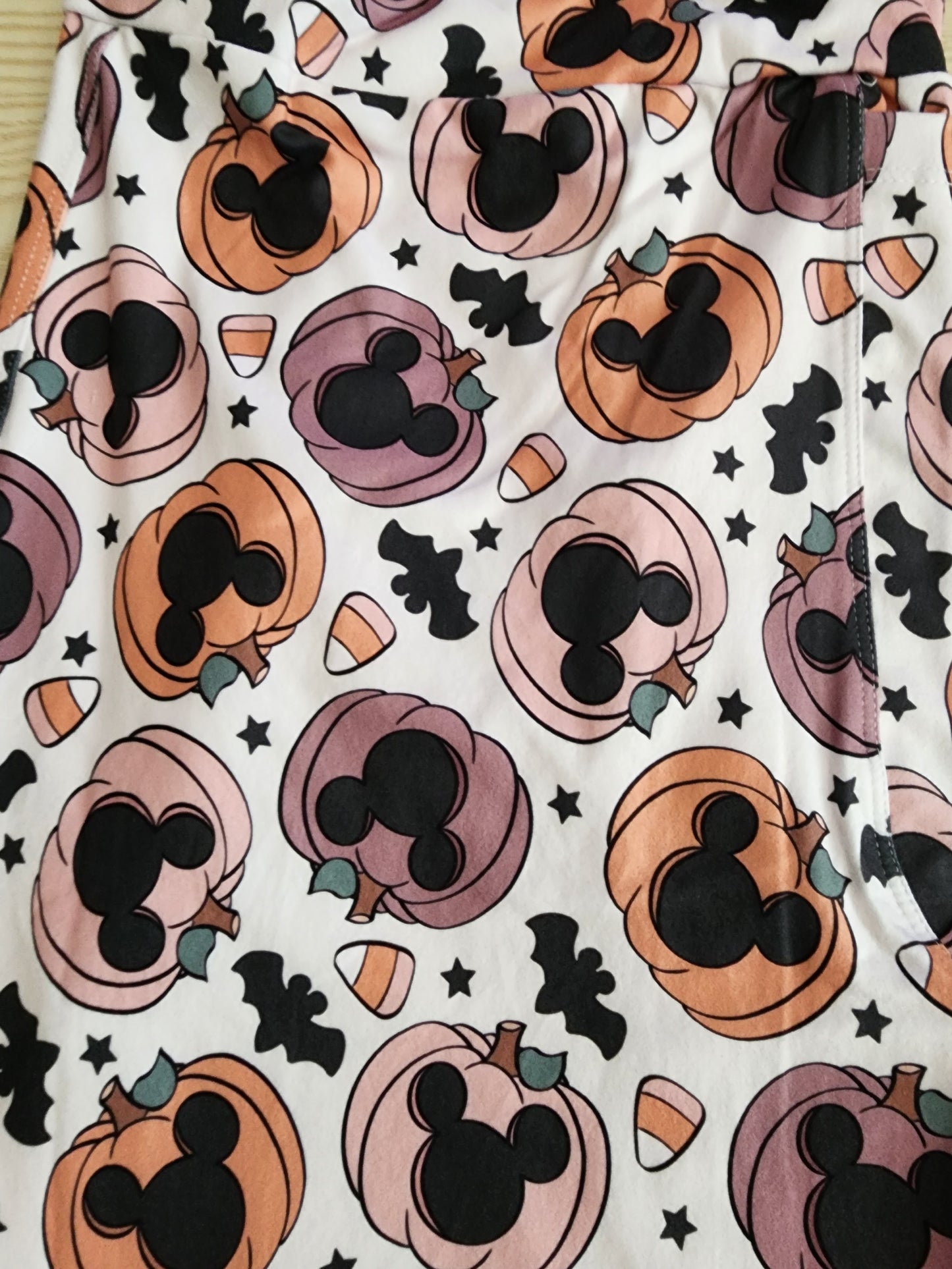 CP Disney Mickey Head Pumpkins Halloween Leggings