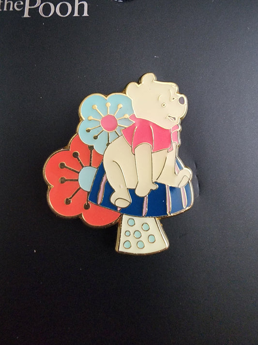 Loungefly Disney Winnie the Pooh Flowers and Mushrooms Pin