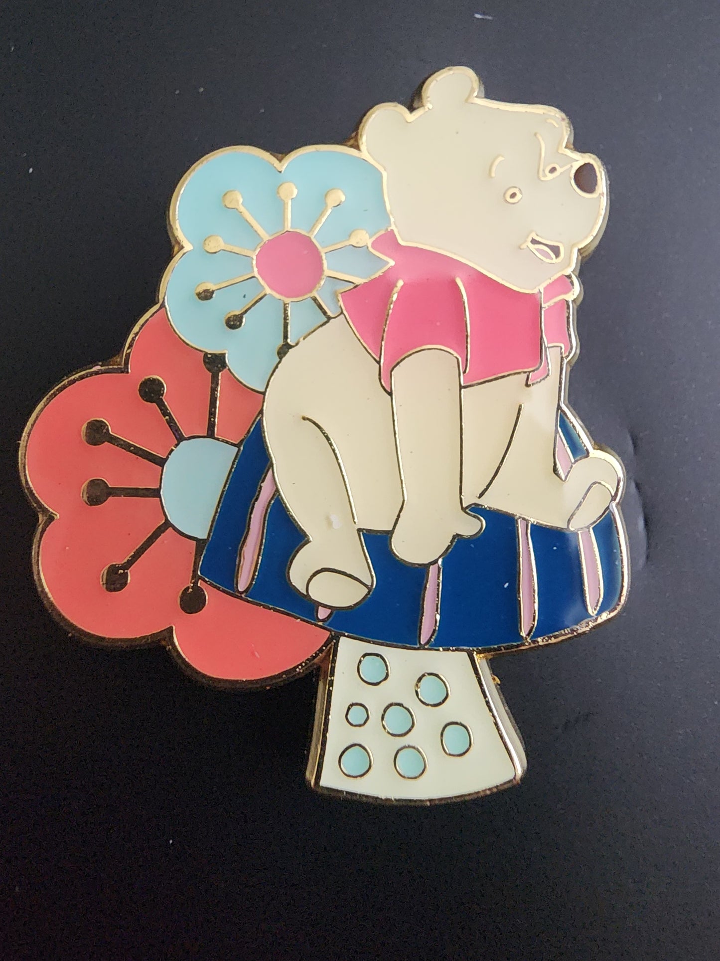 Loungefly Disney Winnie the Pooh Flowers and Mushrooms Pin