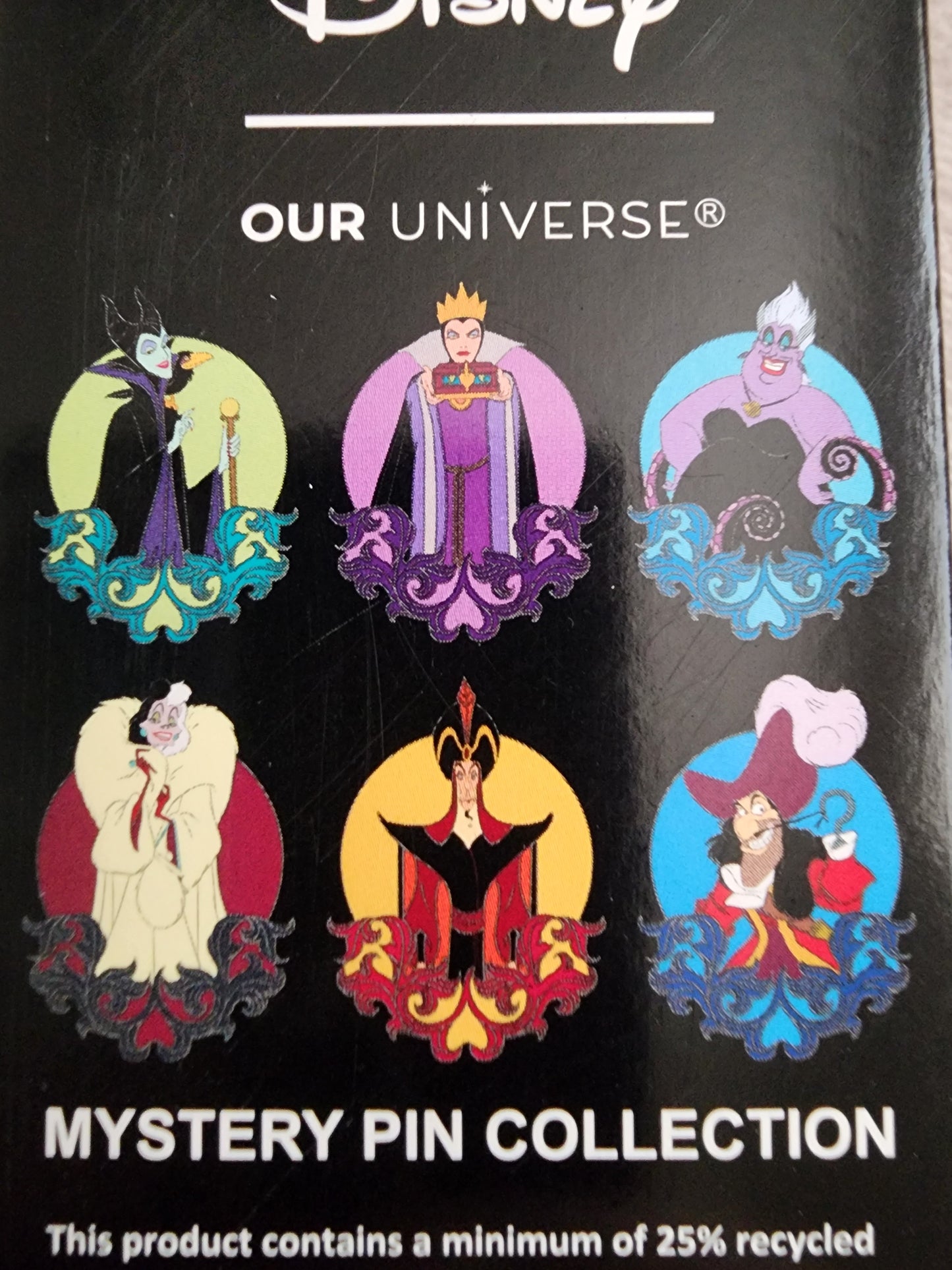 Our Universe Disney Villains Mystery Pins