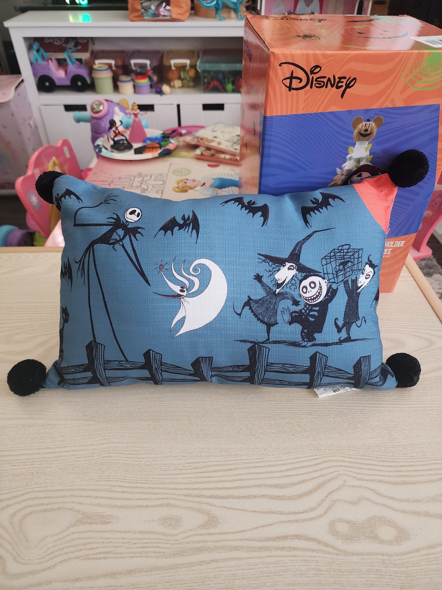 Disney Nightmare Before Christmas Halloween Decor Pillow