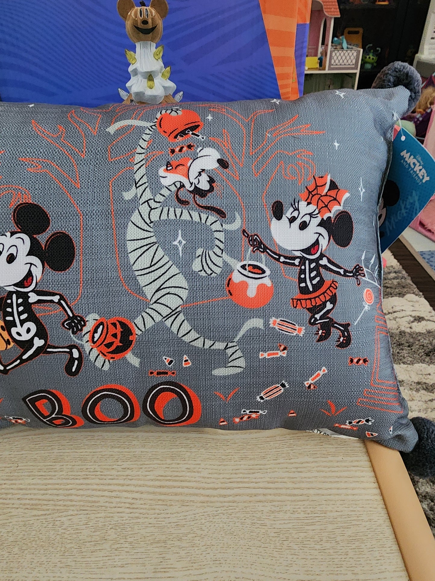 Disney Mickey Mouse and Friends Halloween Pillow