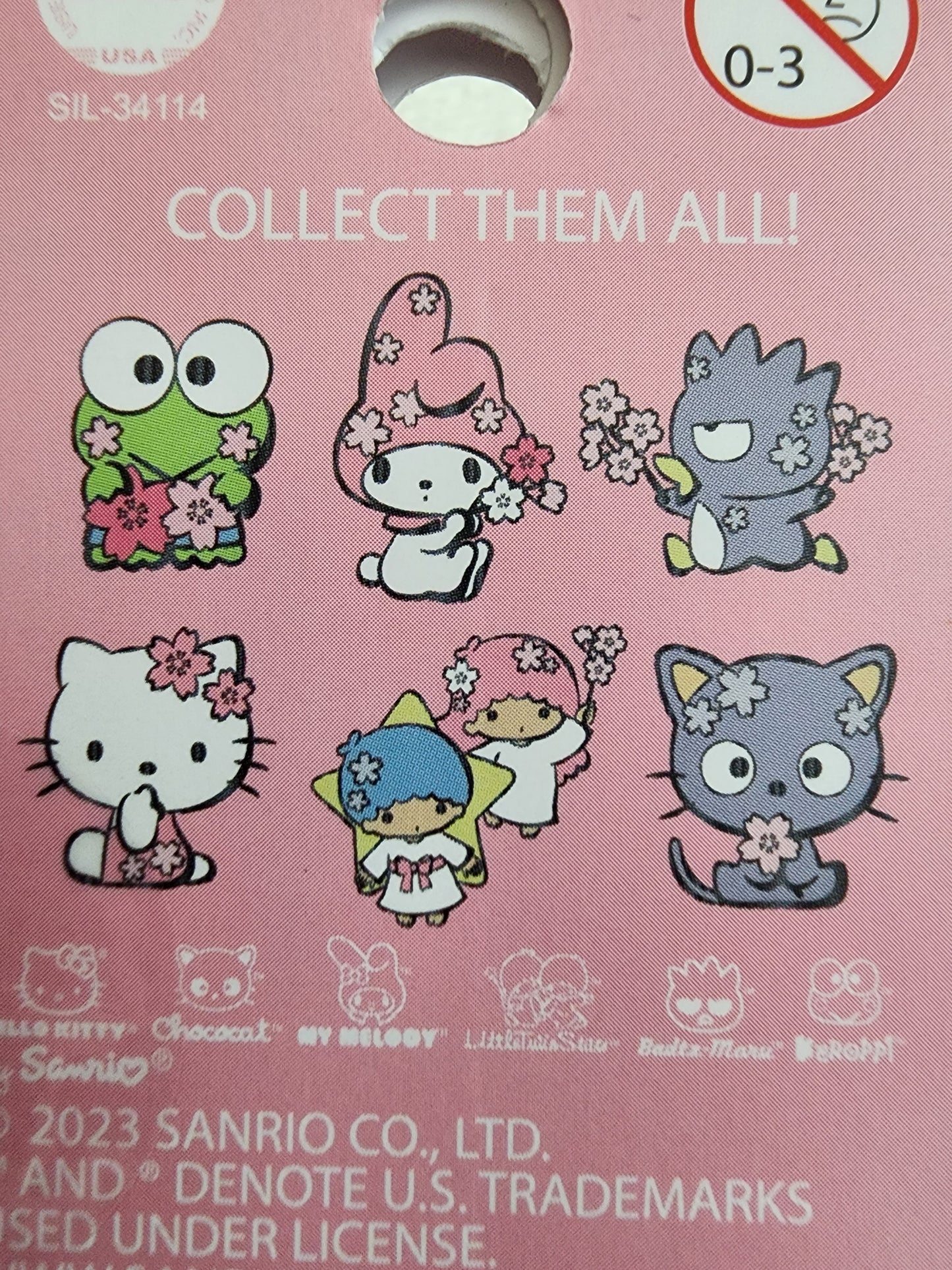 Hello Kitty and Friends Cherry Blossom Mystery Pins