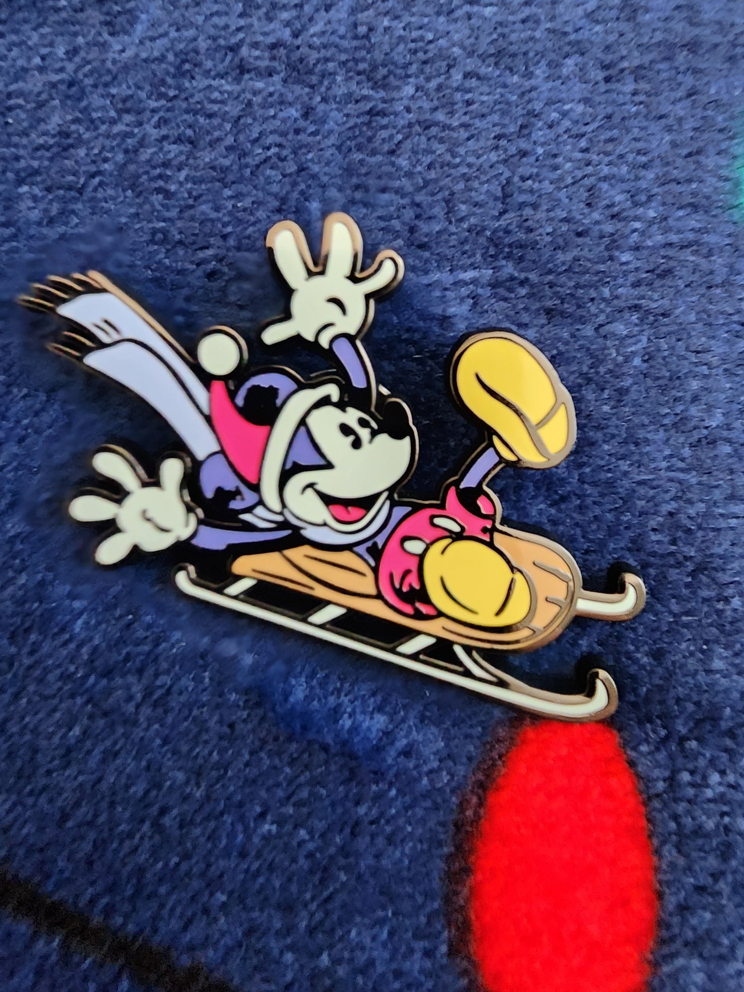 Loungefly Disney Mickey Mouse and Friends Winter Fun Mystery Pins