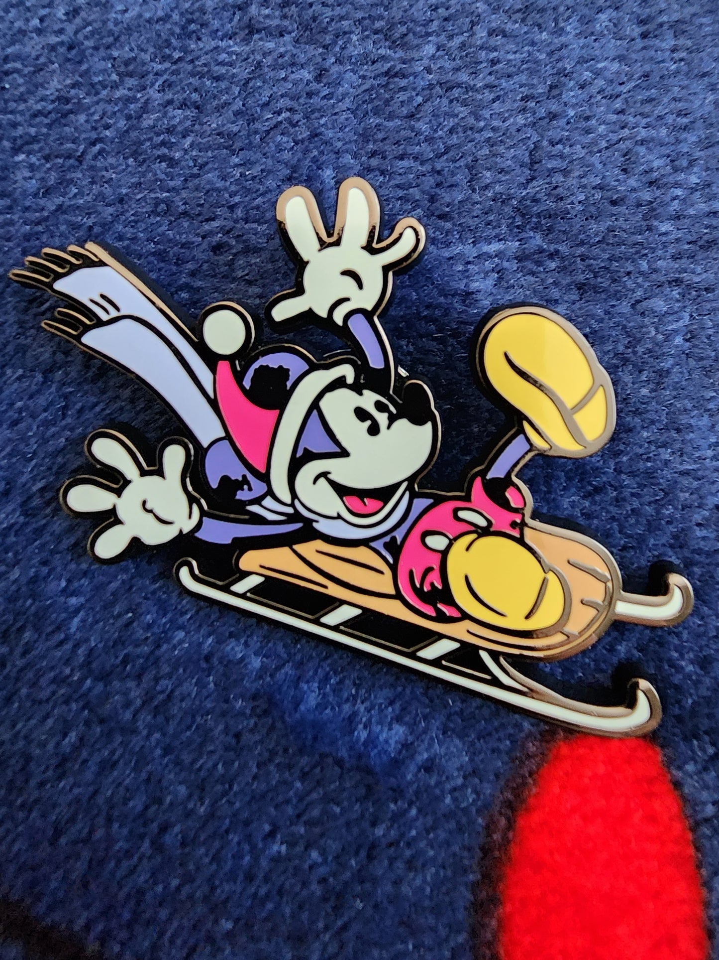 Loungefly Disney Mickey Mouse and Friends Winter Fun Mystery Pins