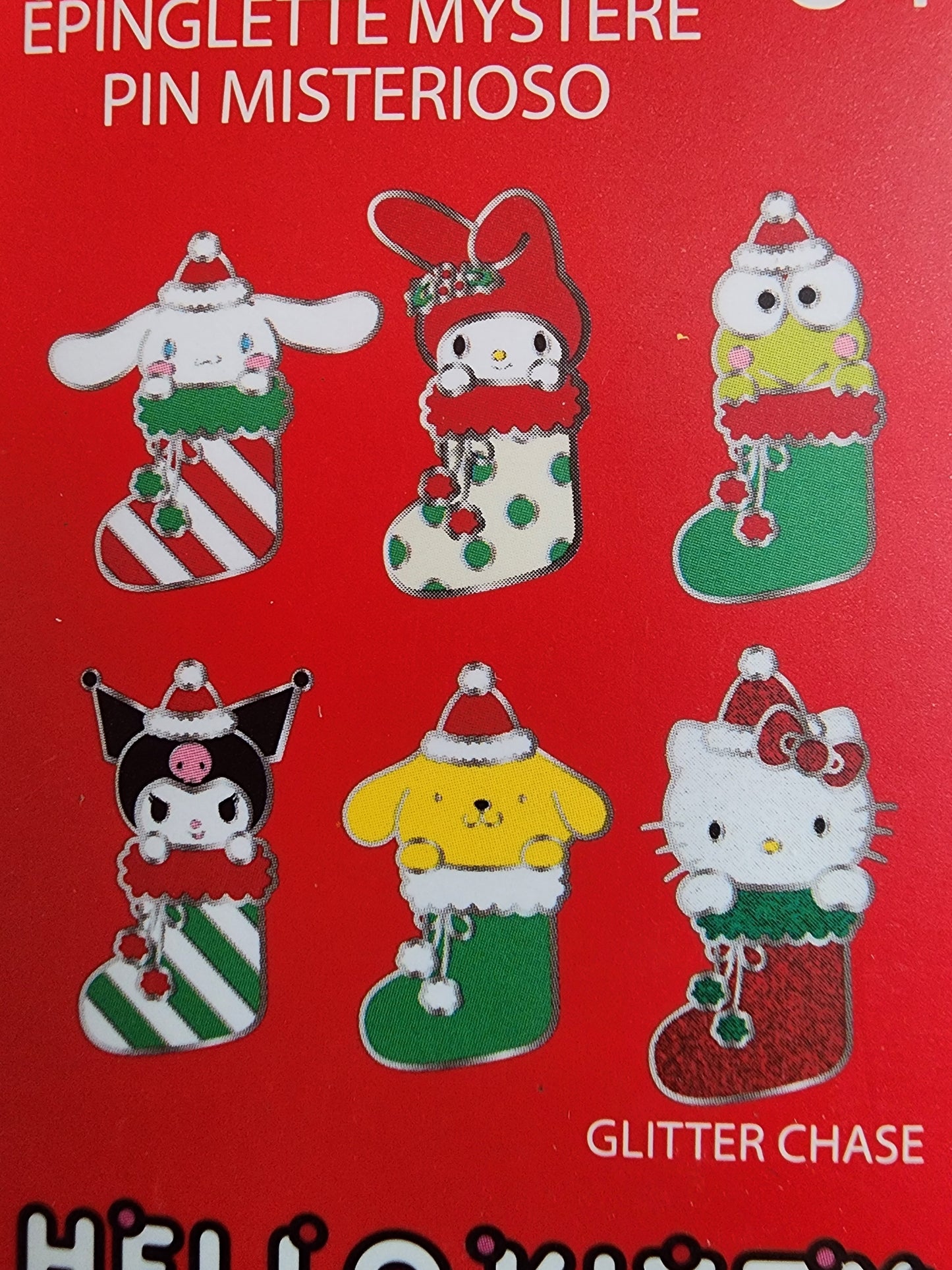 Loungefly Hello Kitty and Friends Christmas Stockings Mystery Pins