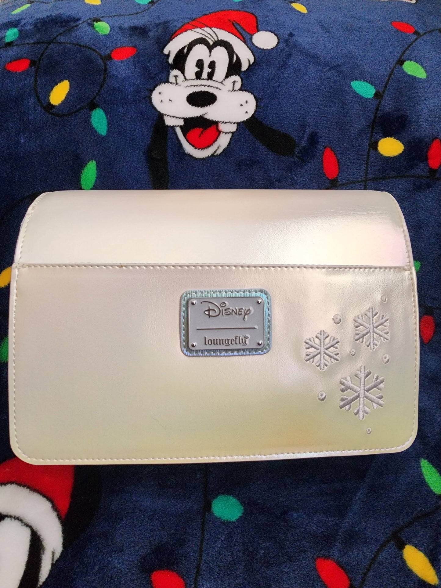 Loungefly Disney Mickey and Friends Winter Fun Crossbody Bag