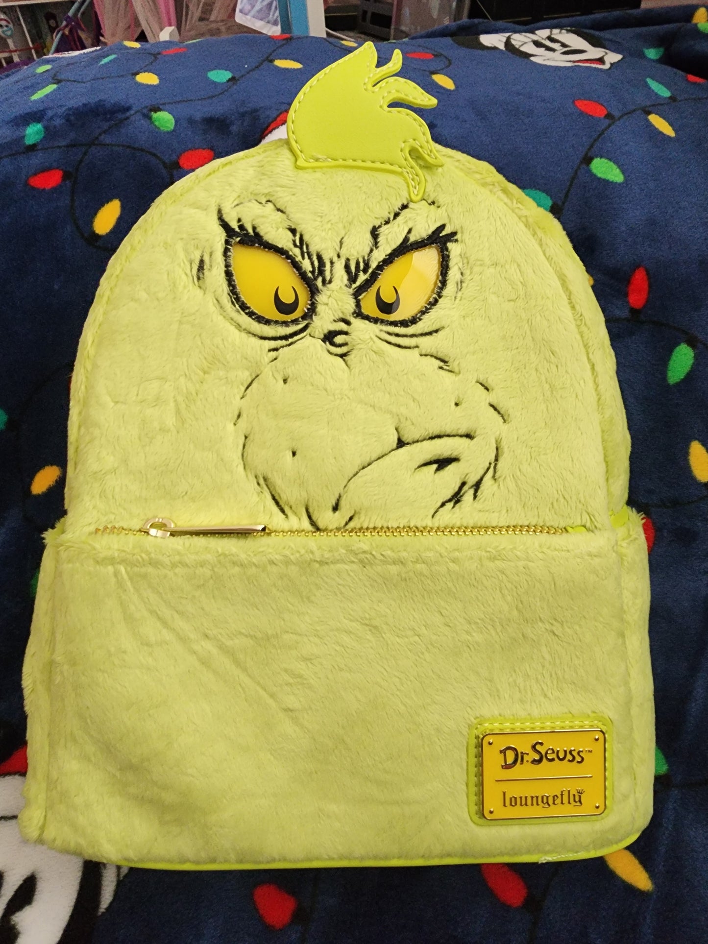 Loungefly Dr Seuss The Grinch Light-Up Backpack