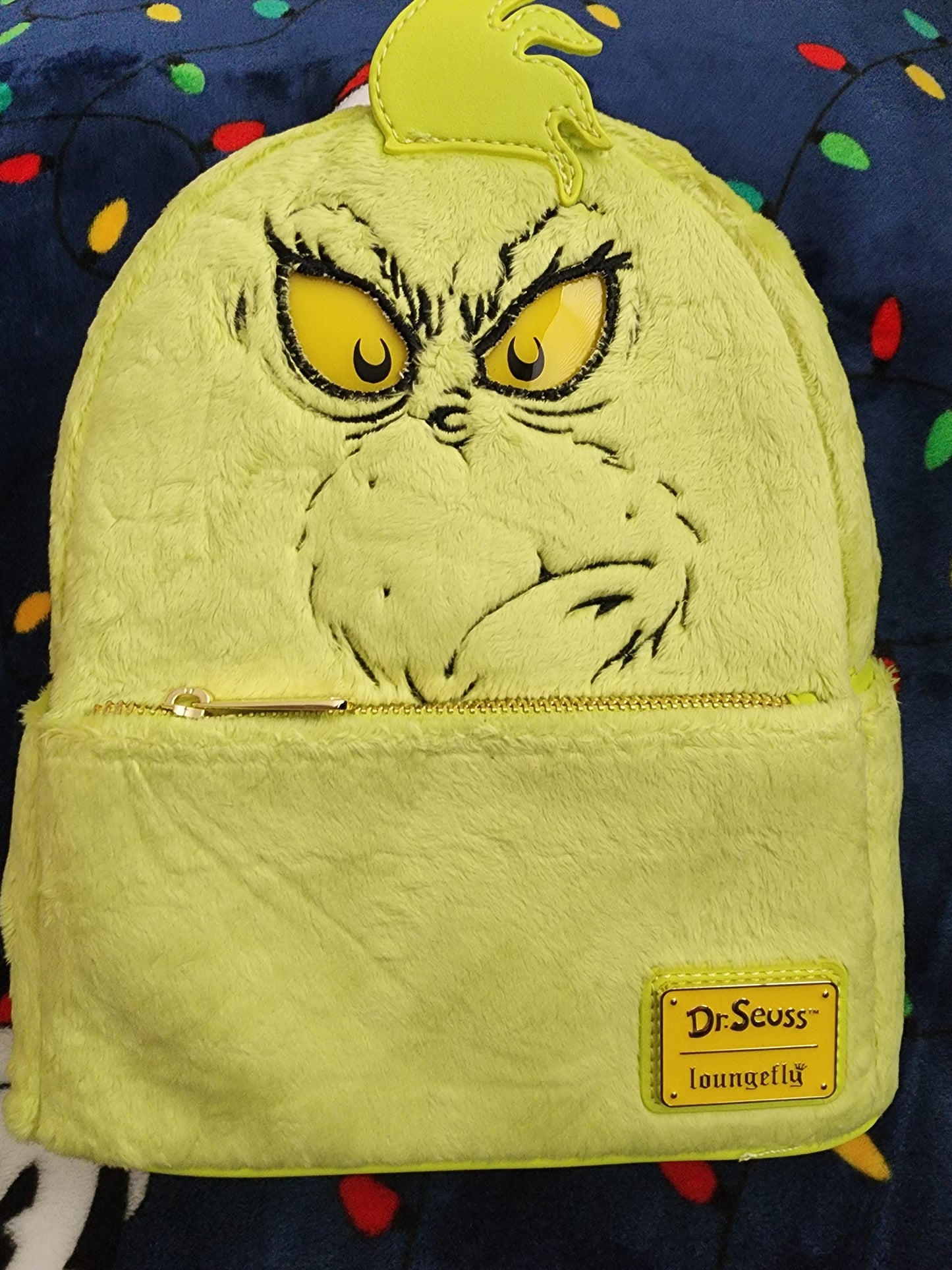 Loungefly Dr Seuss The Grinch Light-Up Backpack