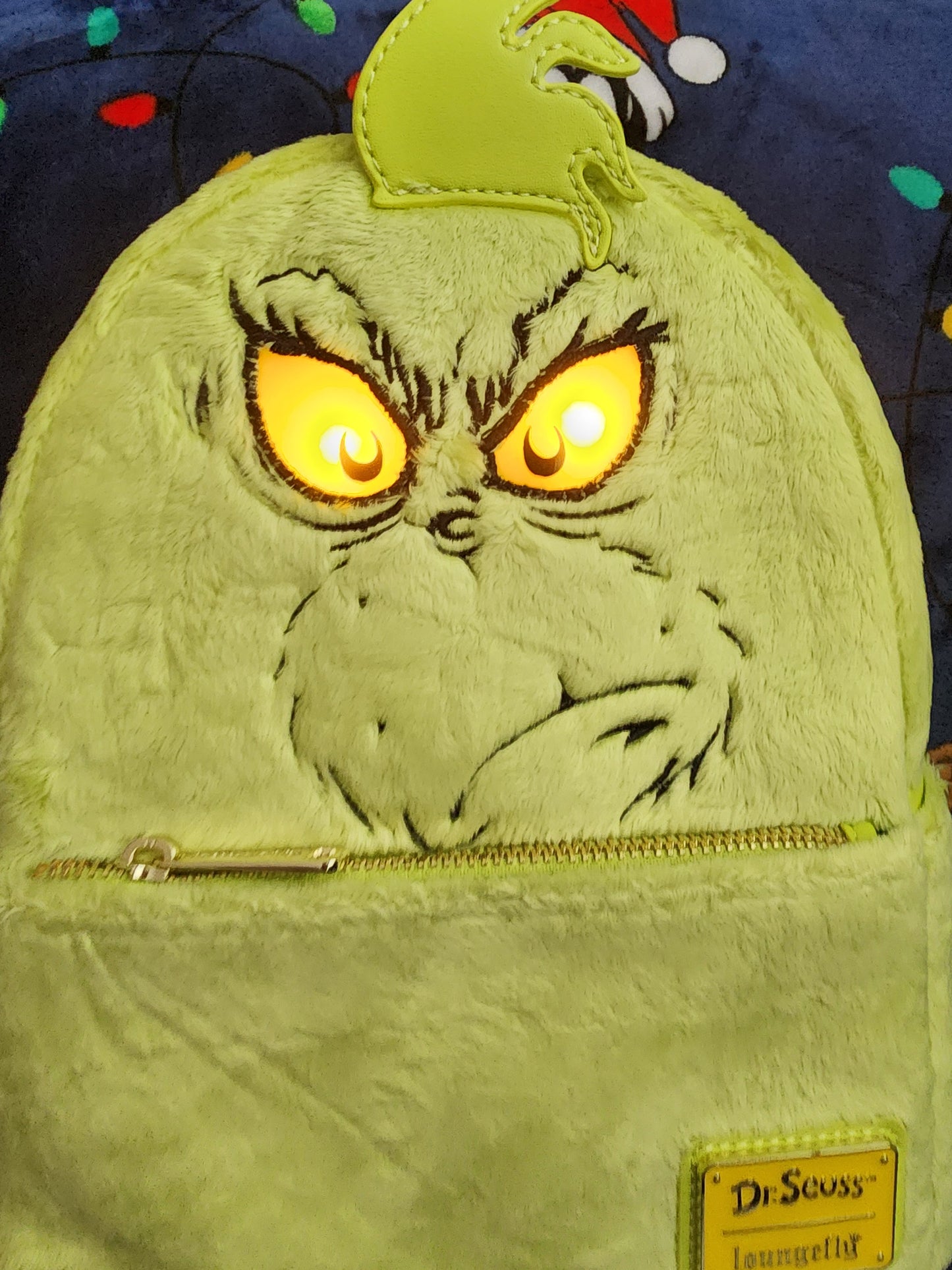 Loungefly Dr Seuss The Grinch Light-Up Backpack