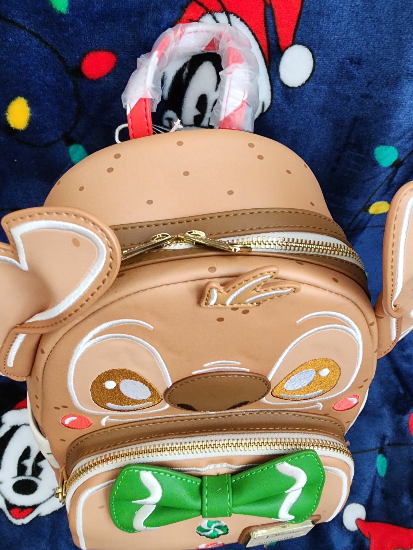 Loungefly Disney Stitch Gingerbread Holiday Backpack