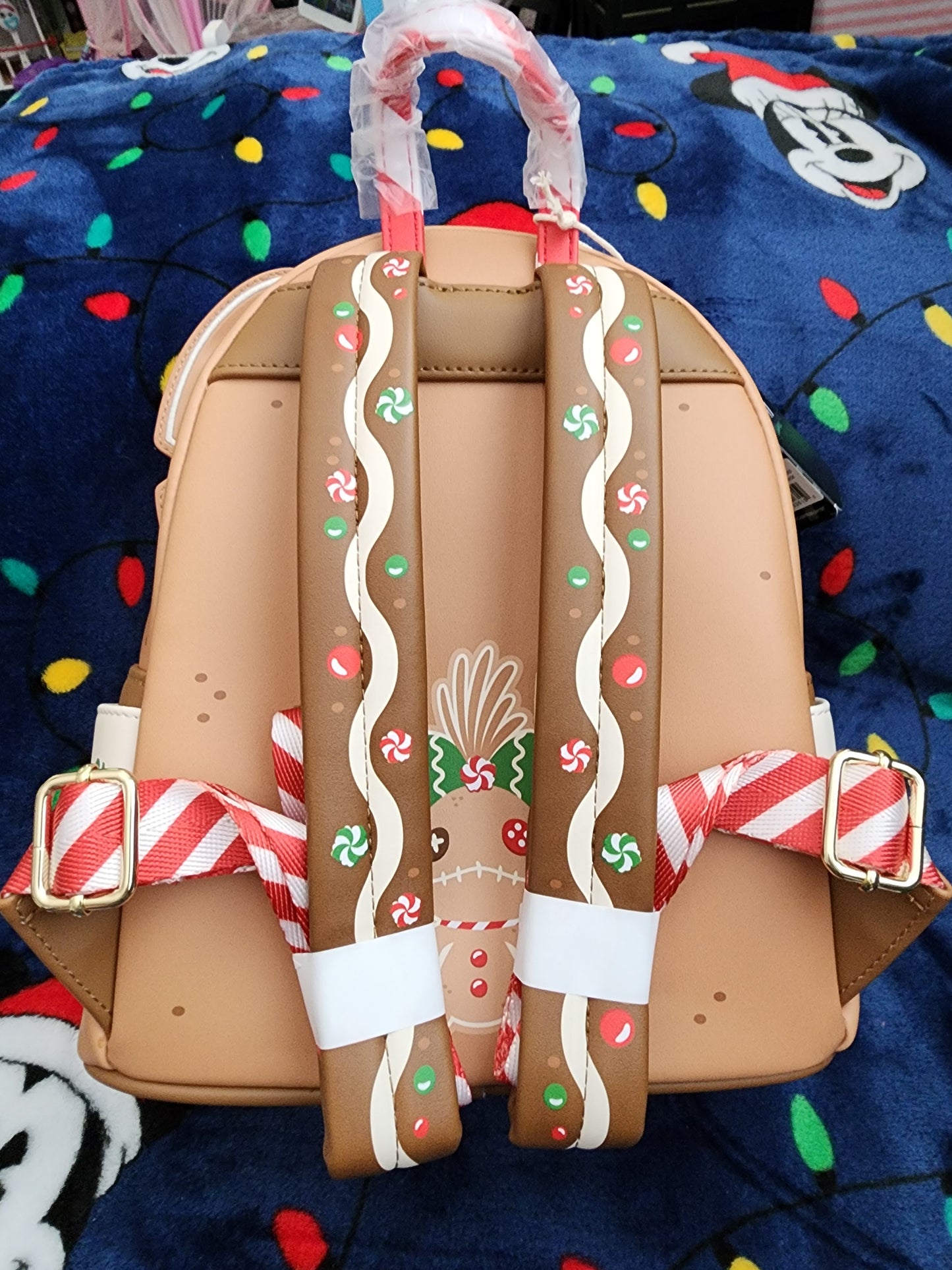 Loungefly Disney Stitch Gingerbread Holiday Backpack