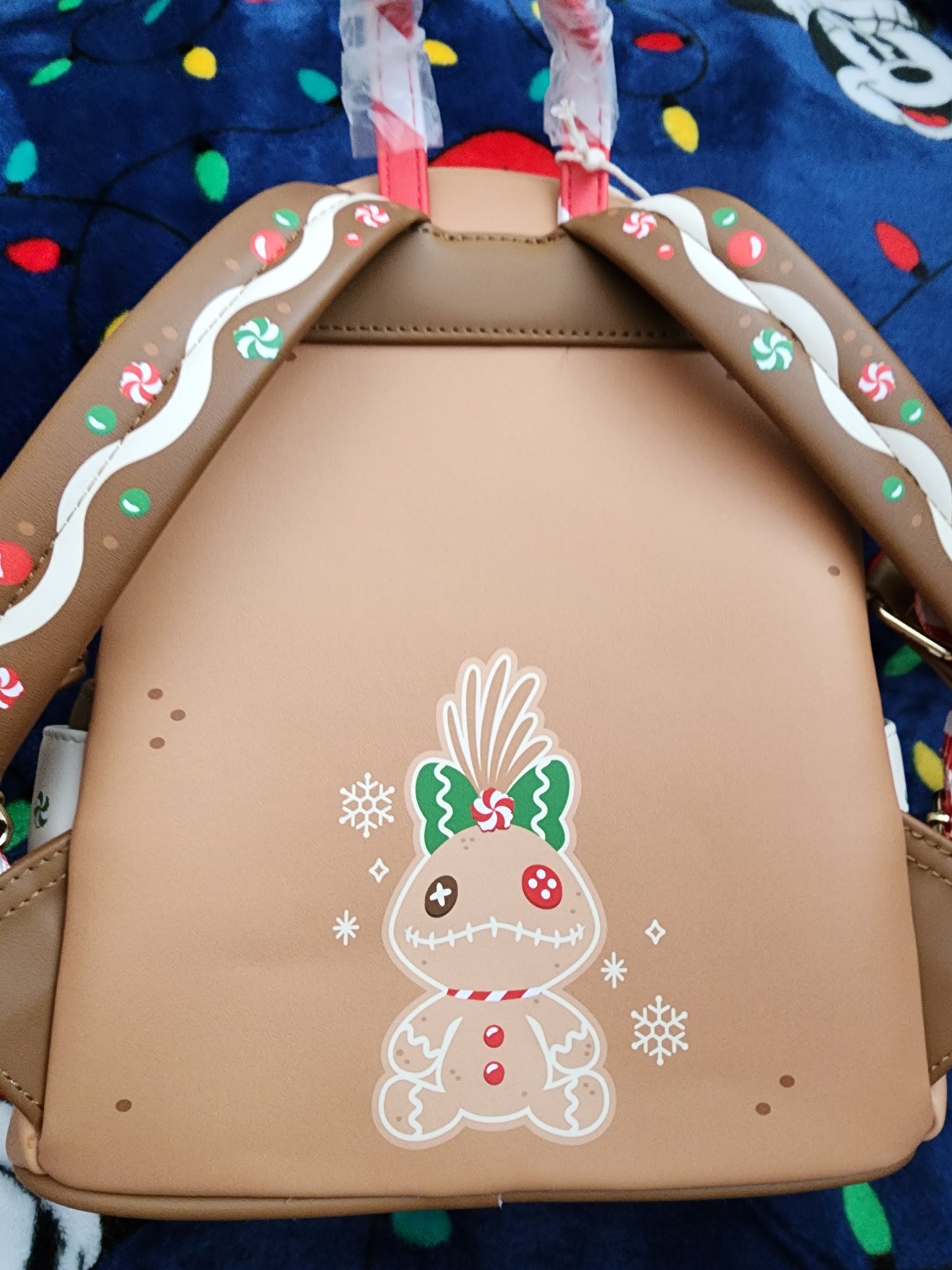 Loungefly Disney Stitch Gingerbread Holiday Backpack