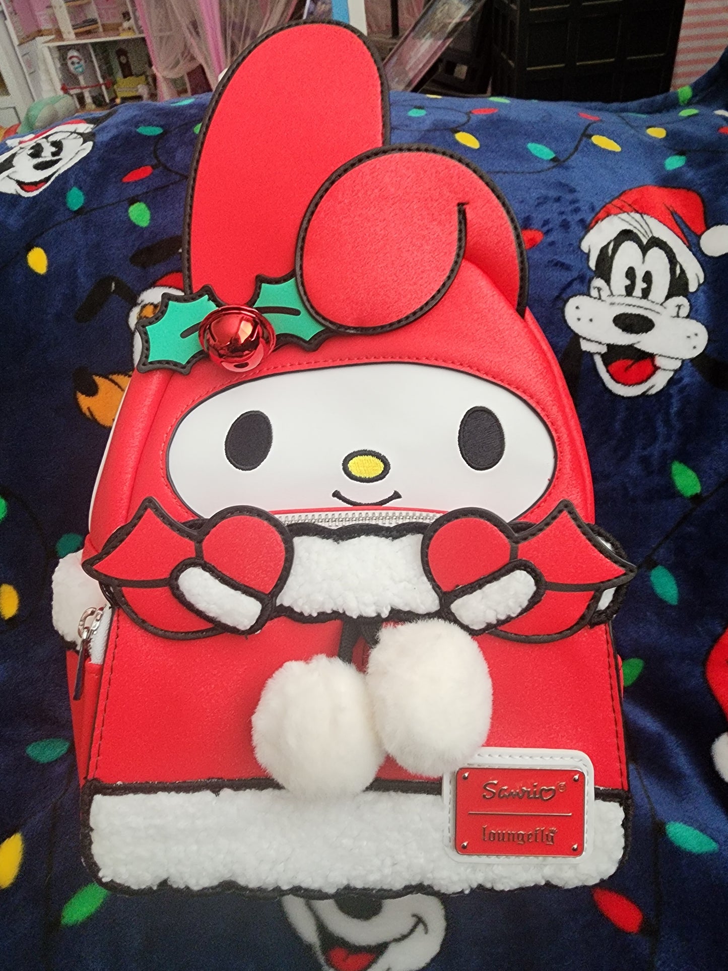 Loungefly Hello Kitty My Melody Christmas Backpack